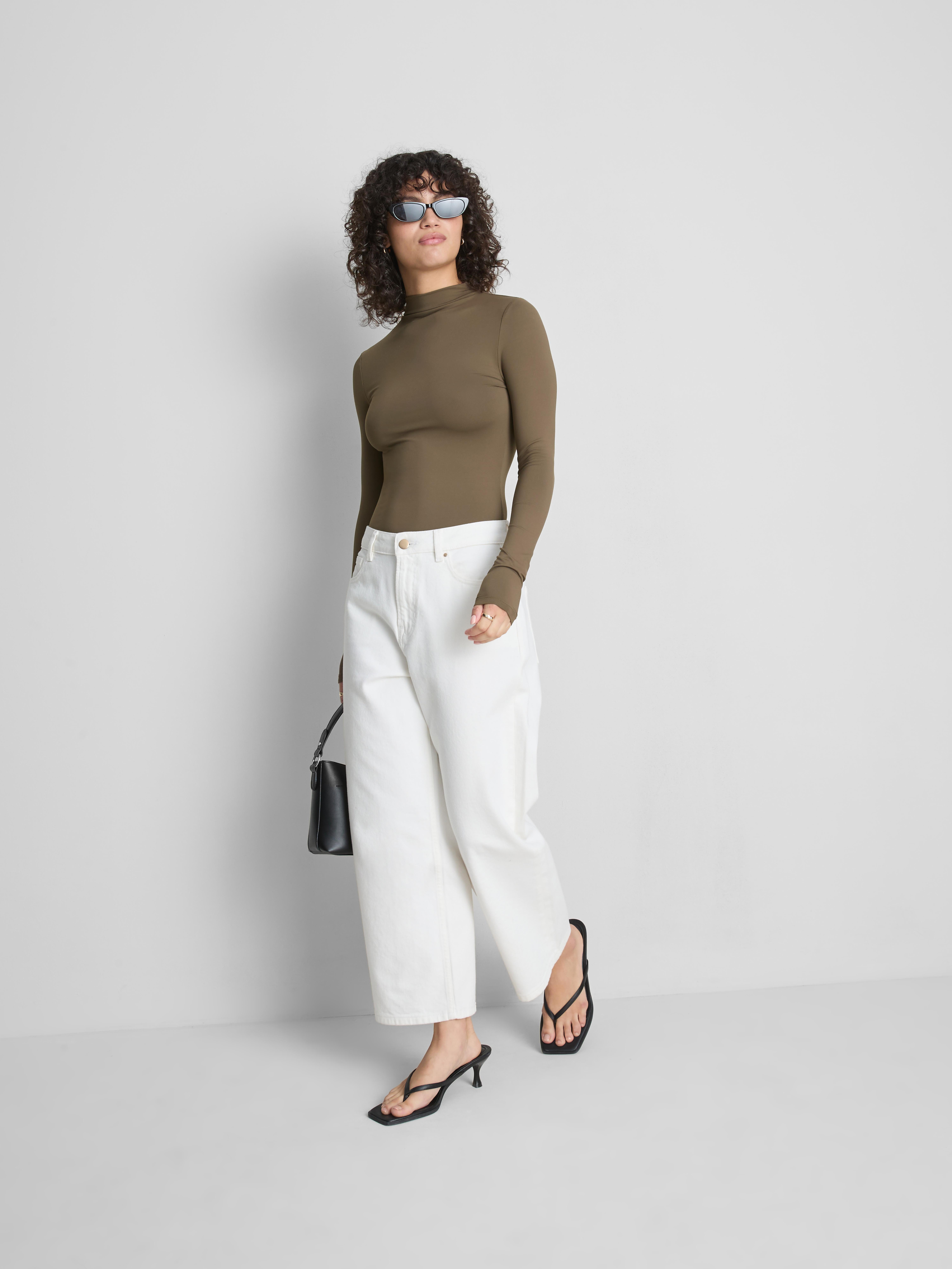 Second Skin High Neck Long Sleeve Top
