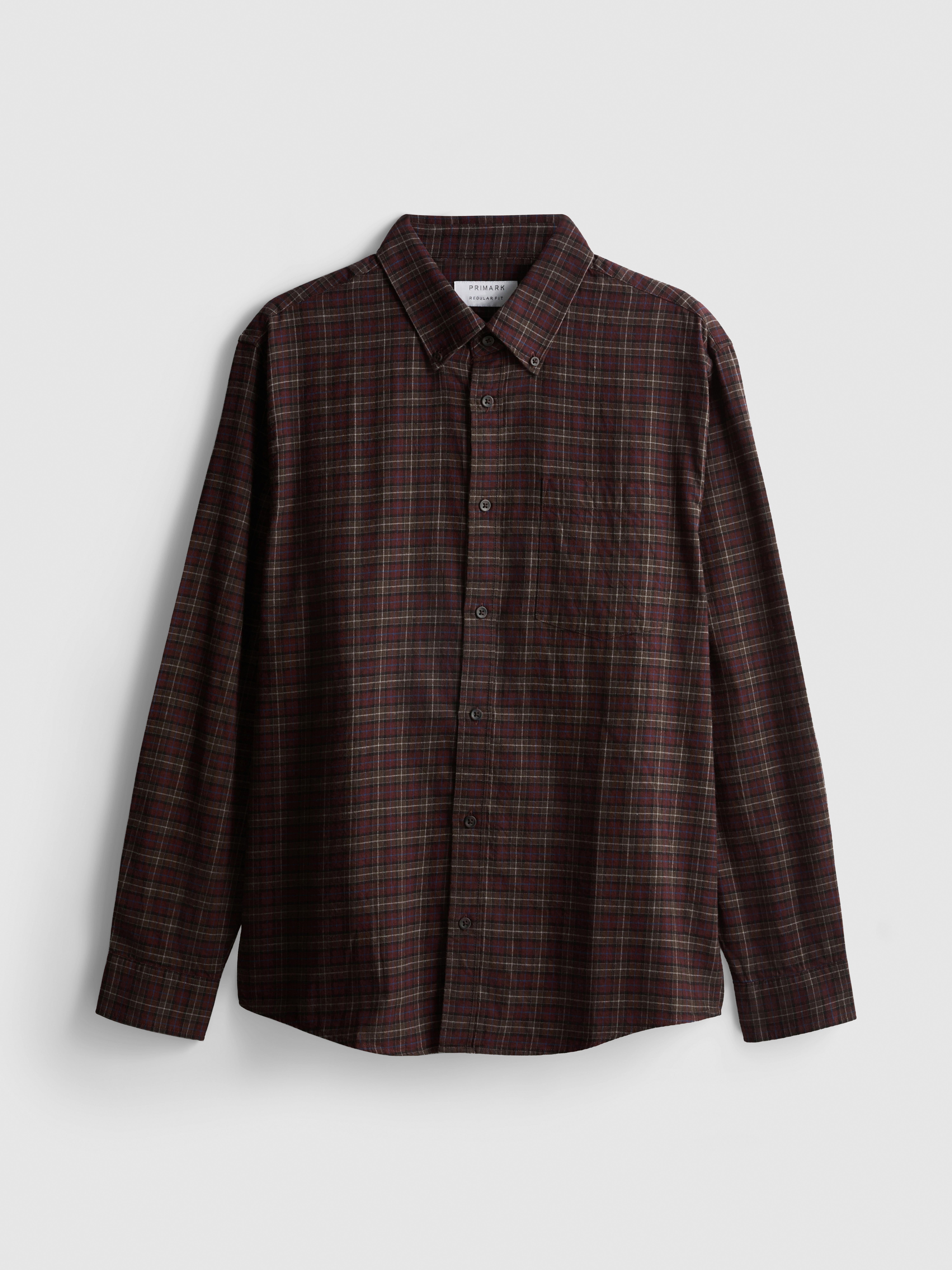 Camisa xadrez puro algodão