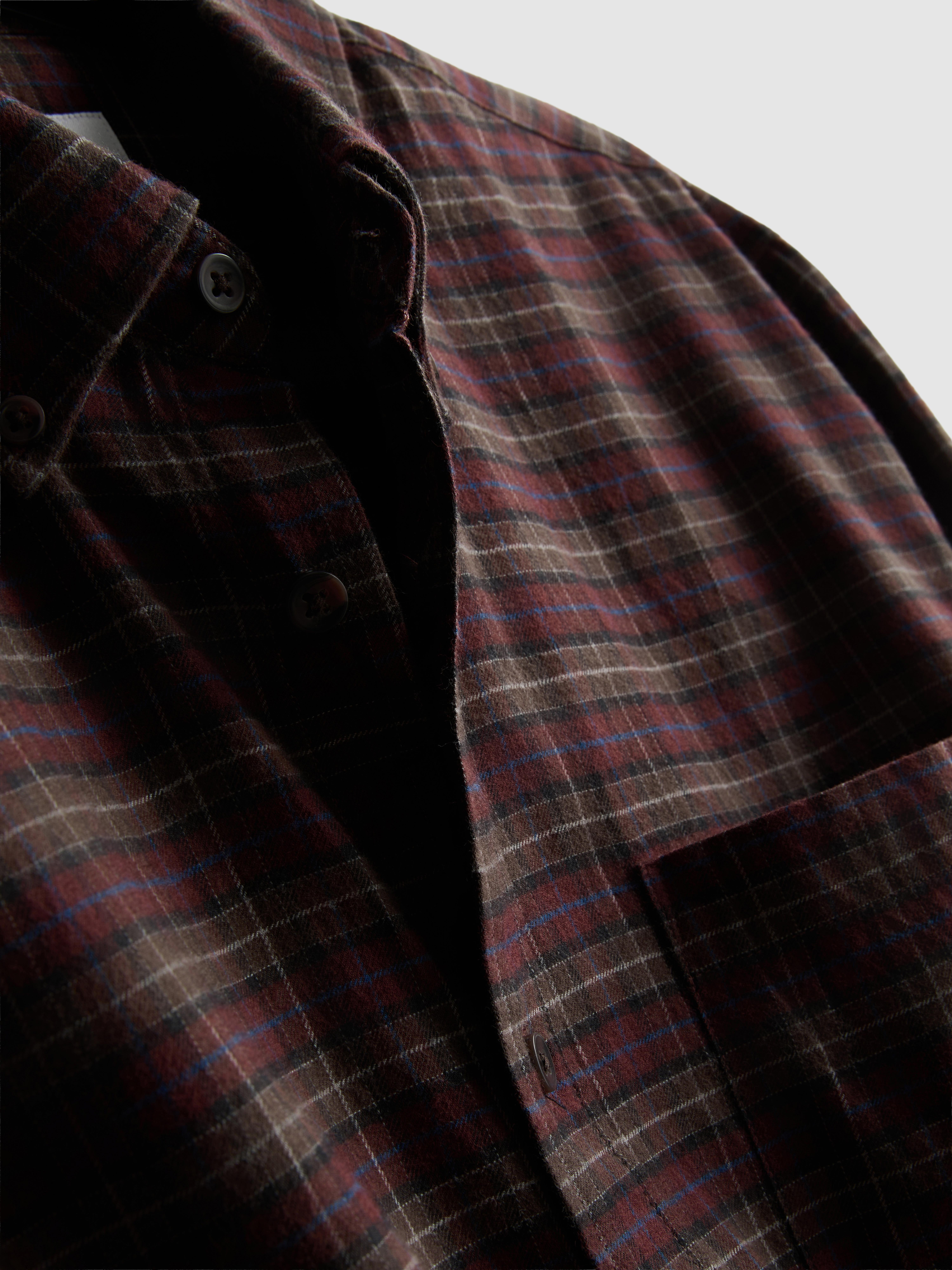 Camisa xadrez puro algodão