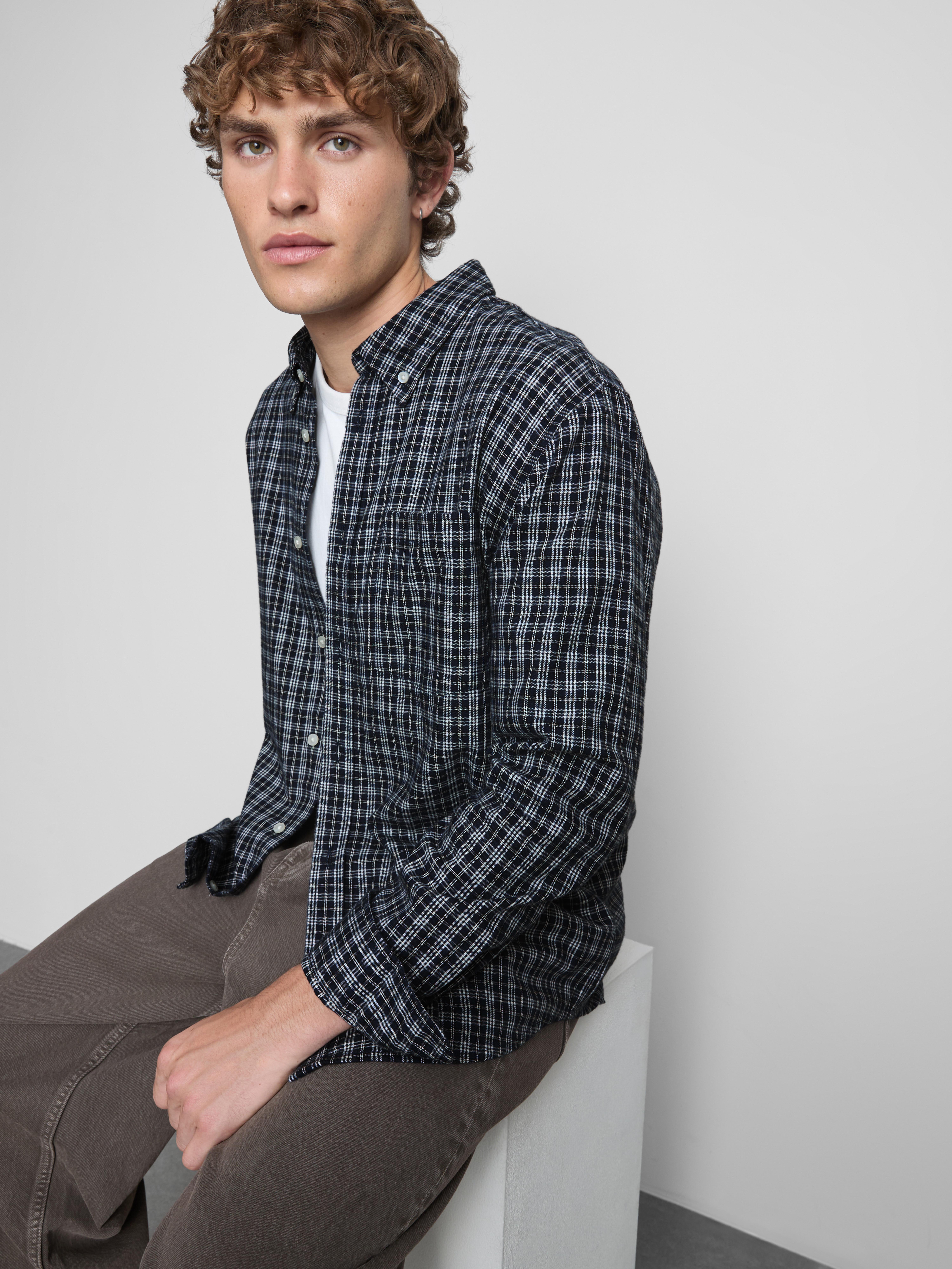 Pure Cotton Check Shirt