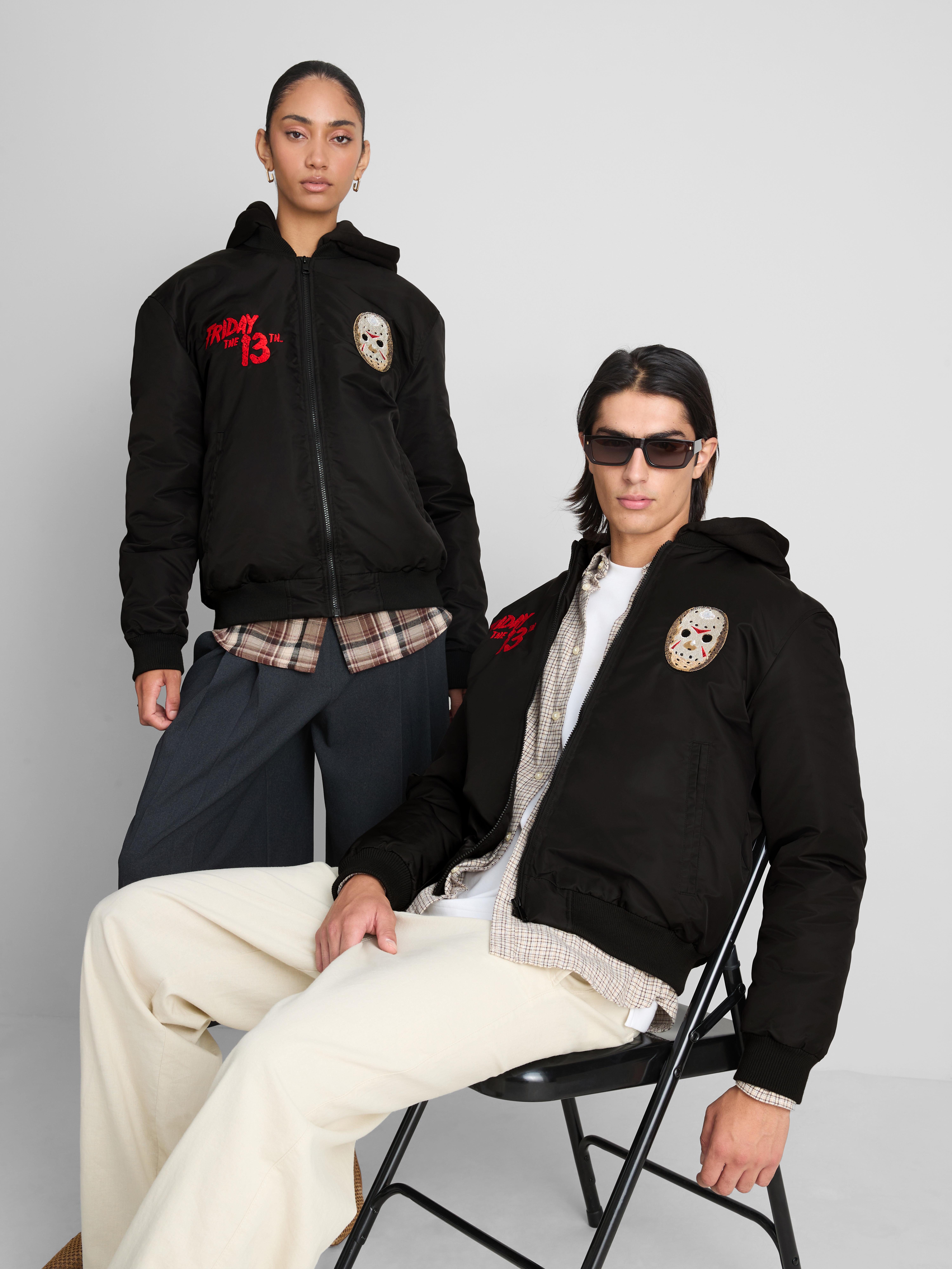 Friday The 13th Hooded Bomber Jacket