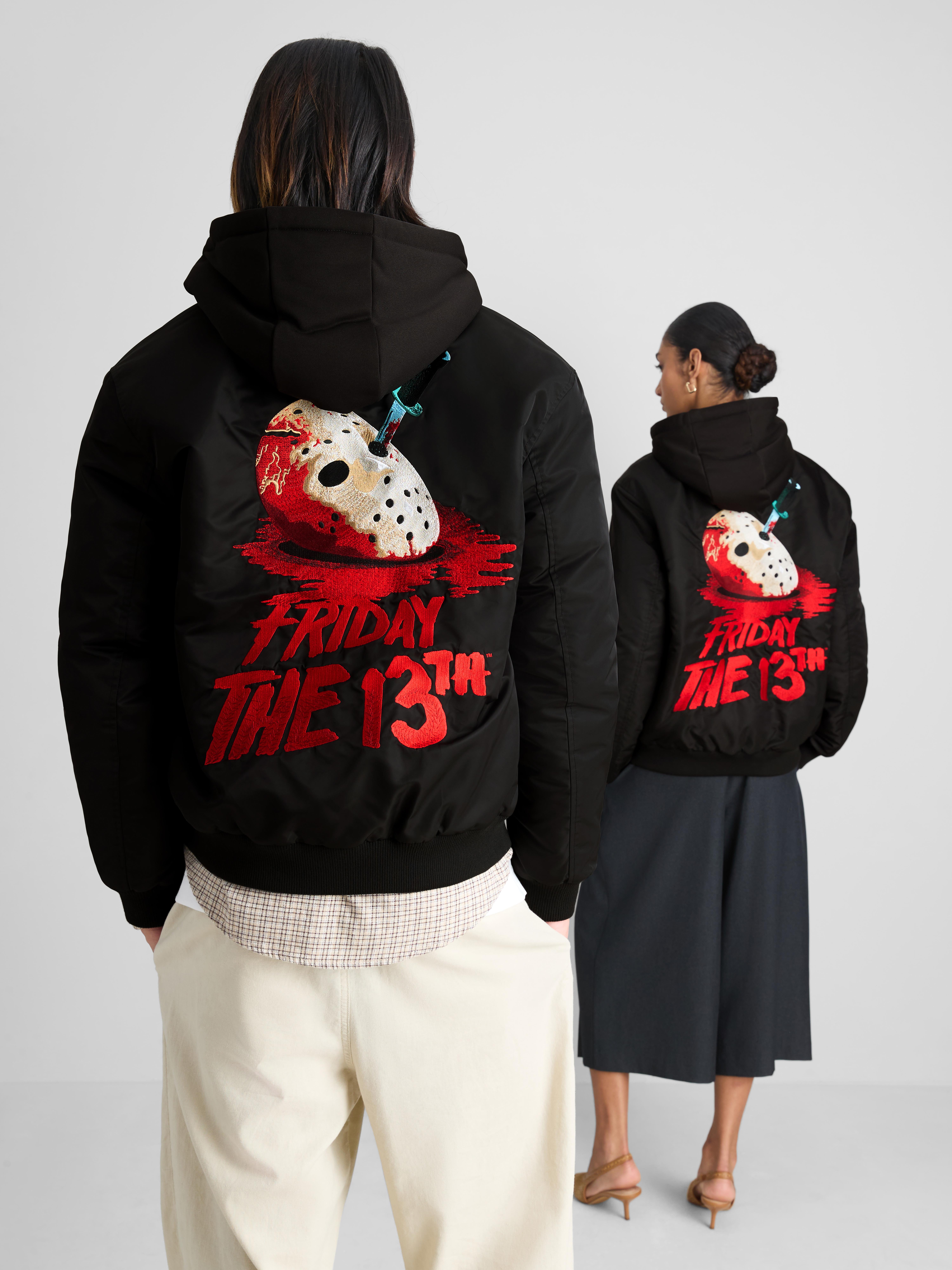 Friday The 13th Hooded Bomber Jacket