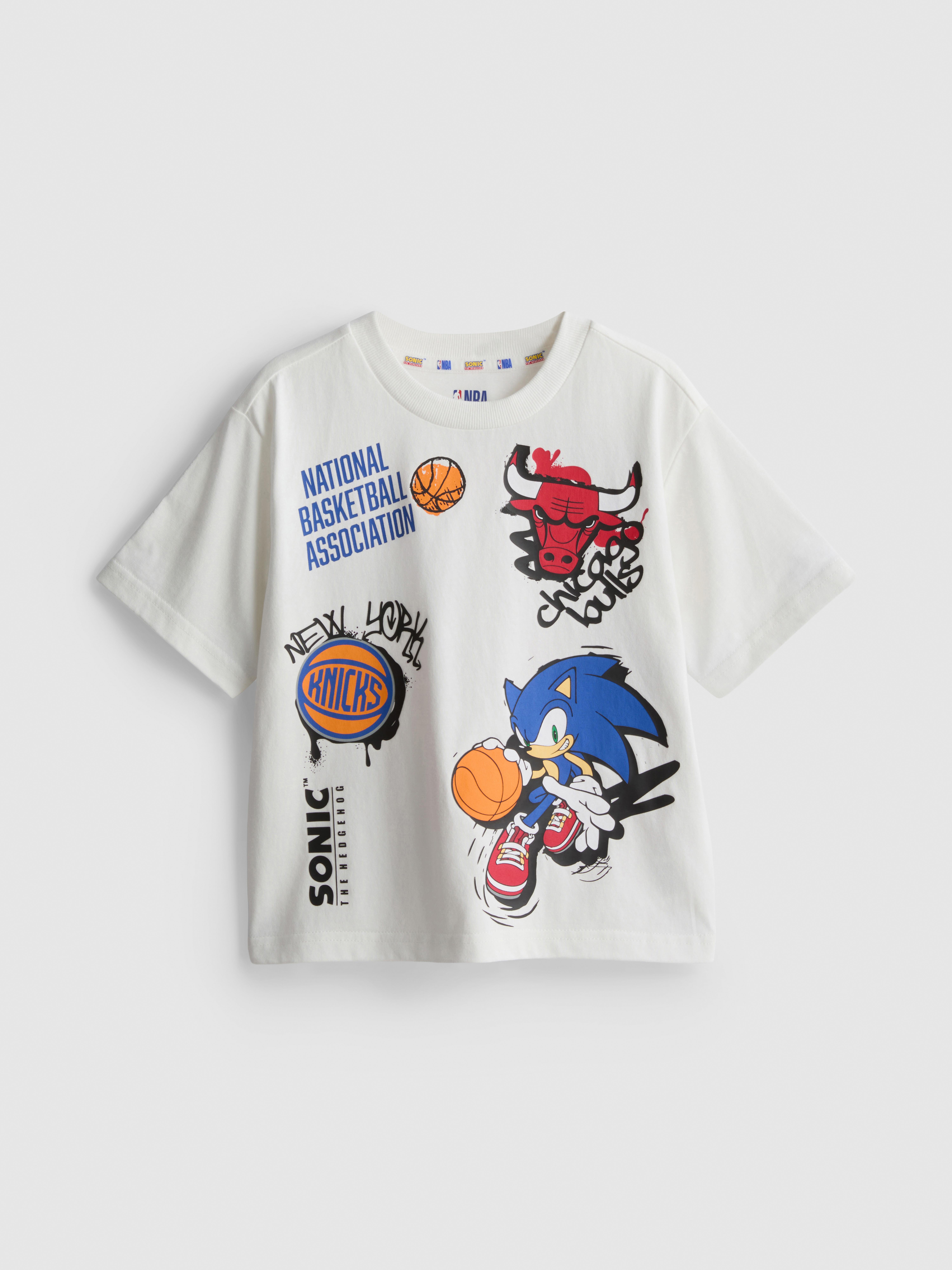 1-9yrs | NBA x Sonic The Hedgehog T-Shirt
