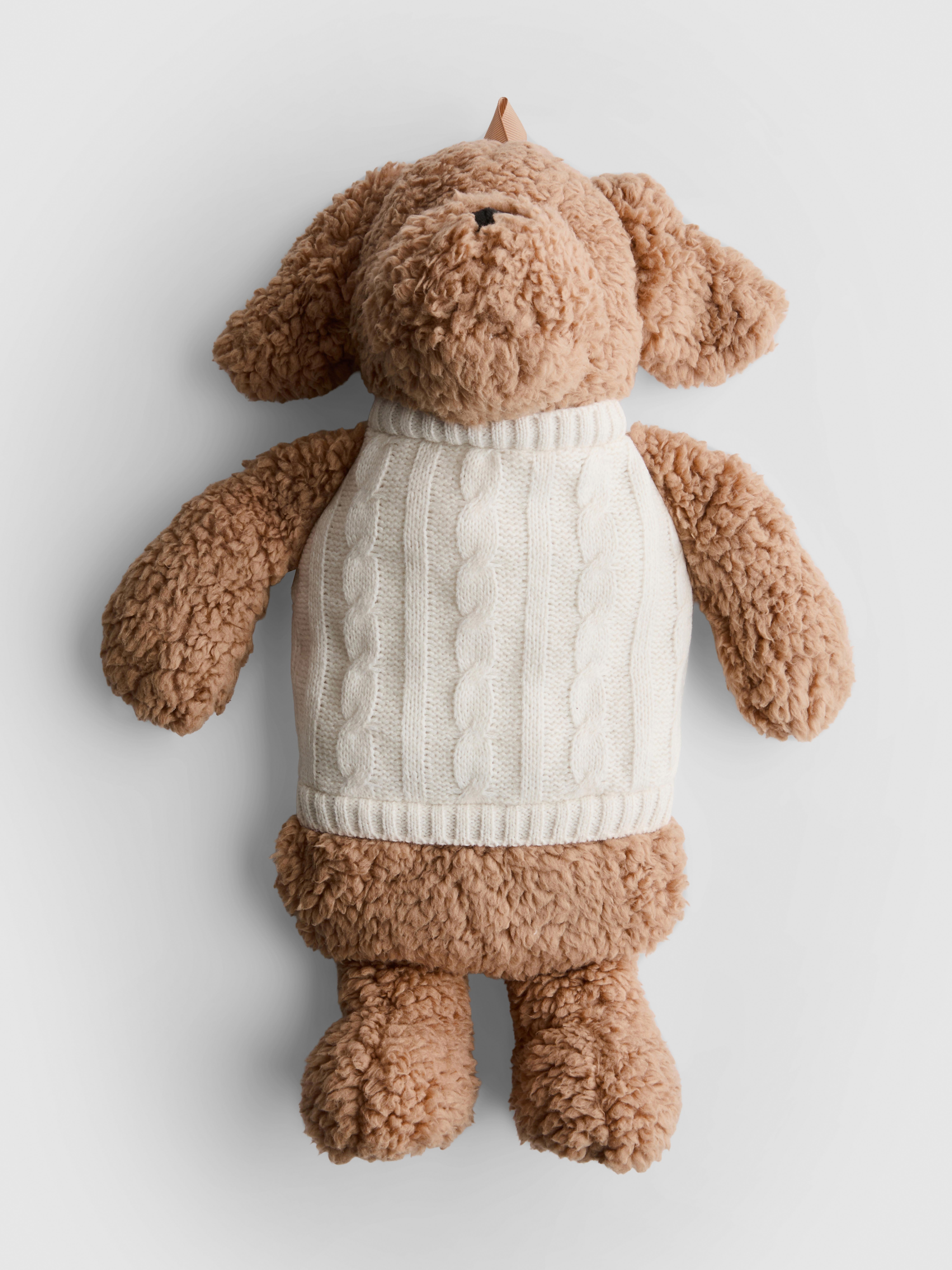 Animal Hot Water Bottle Light Brown