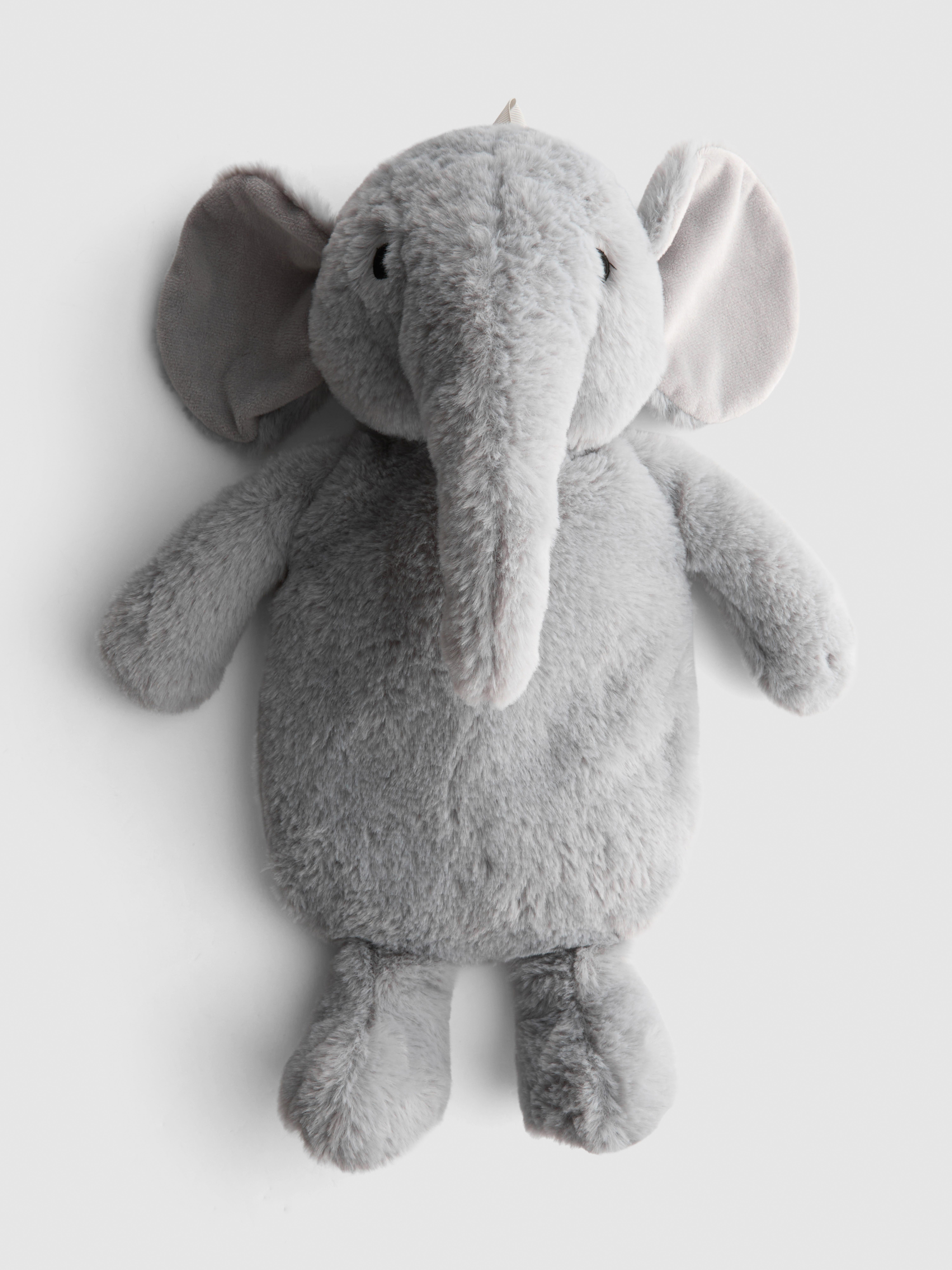 Animal Hot Water Bottle Grey