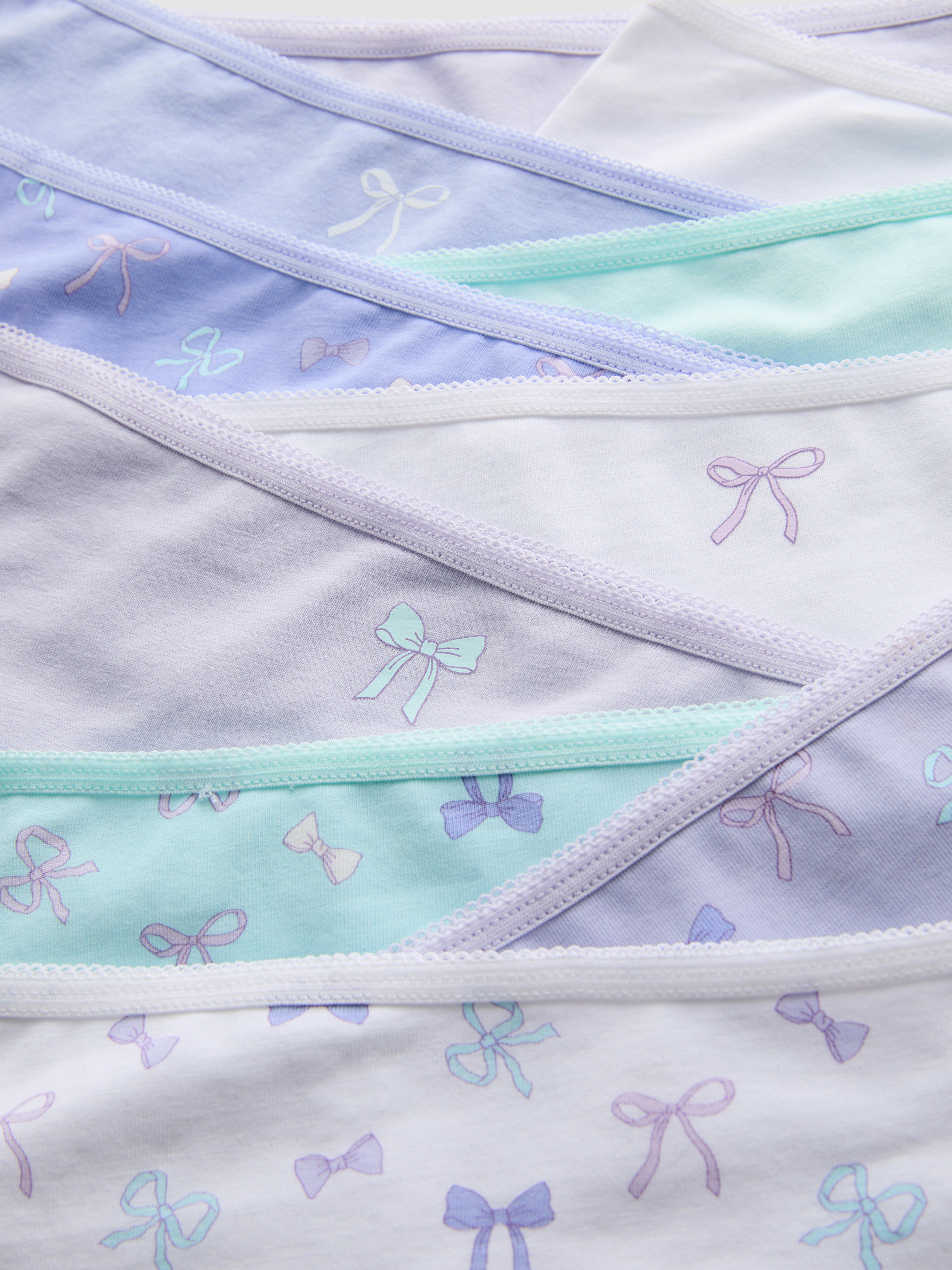 1.5-15yrs | 10pk Cotton Rich Bow Graphic Hipster Briefs