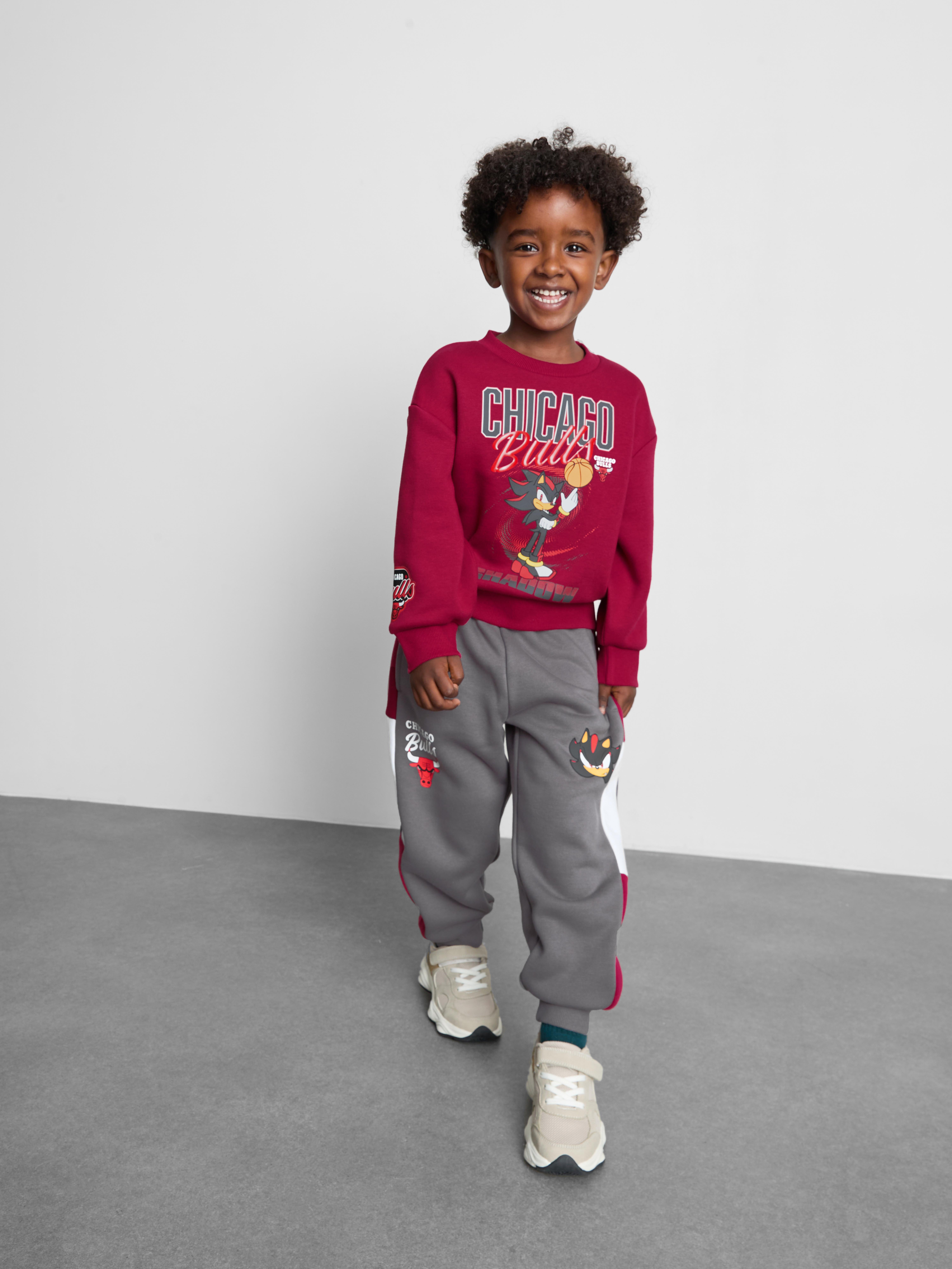 1-9yrs | Chicago Bulls x Shadow The Hedgehog Sweatshirt