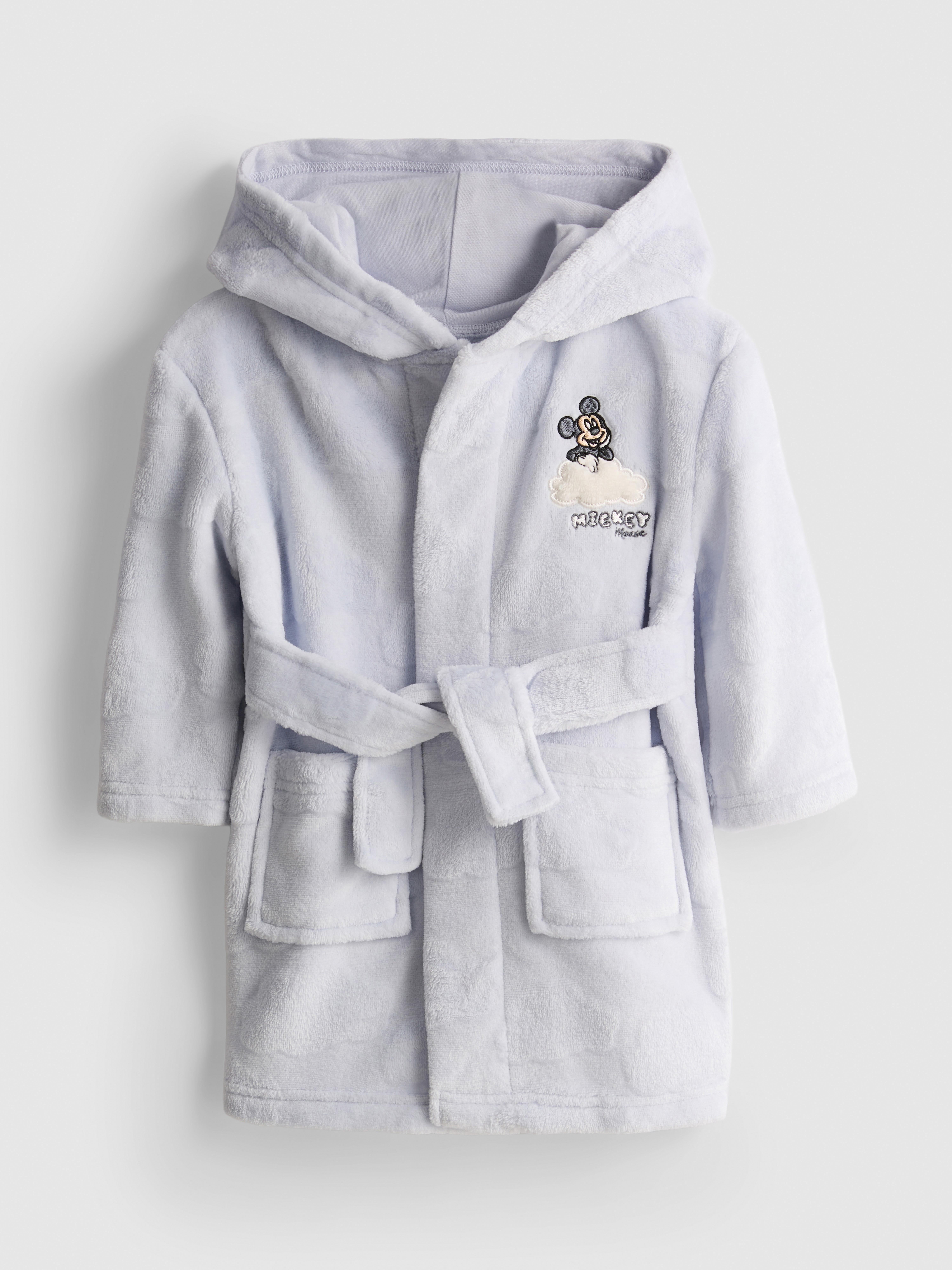 0–18 mois | Robe de chambre à capuche en coton Disney Mickey Mouse