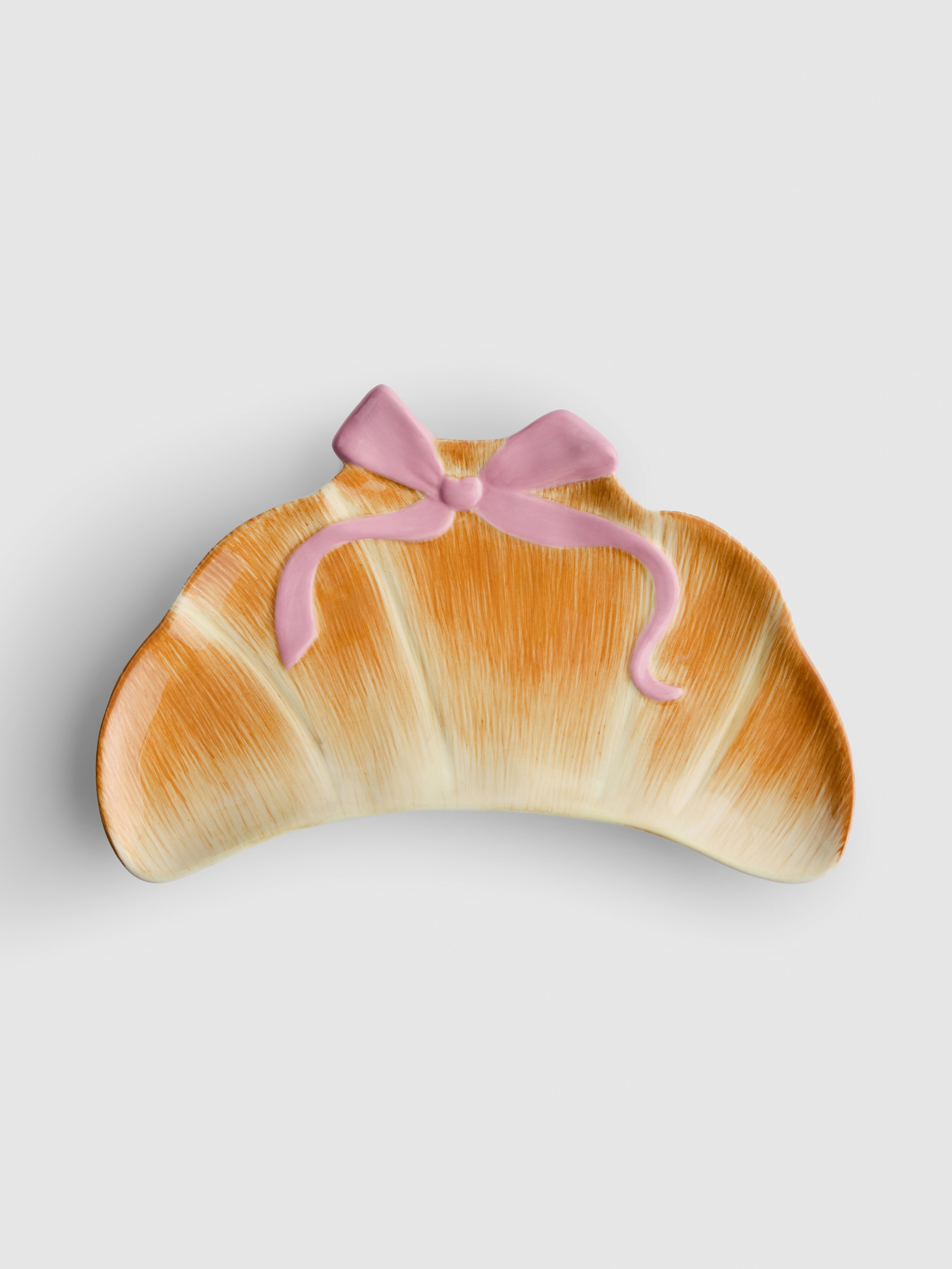 Croissant Ceramic Trinket Dish