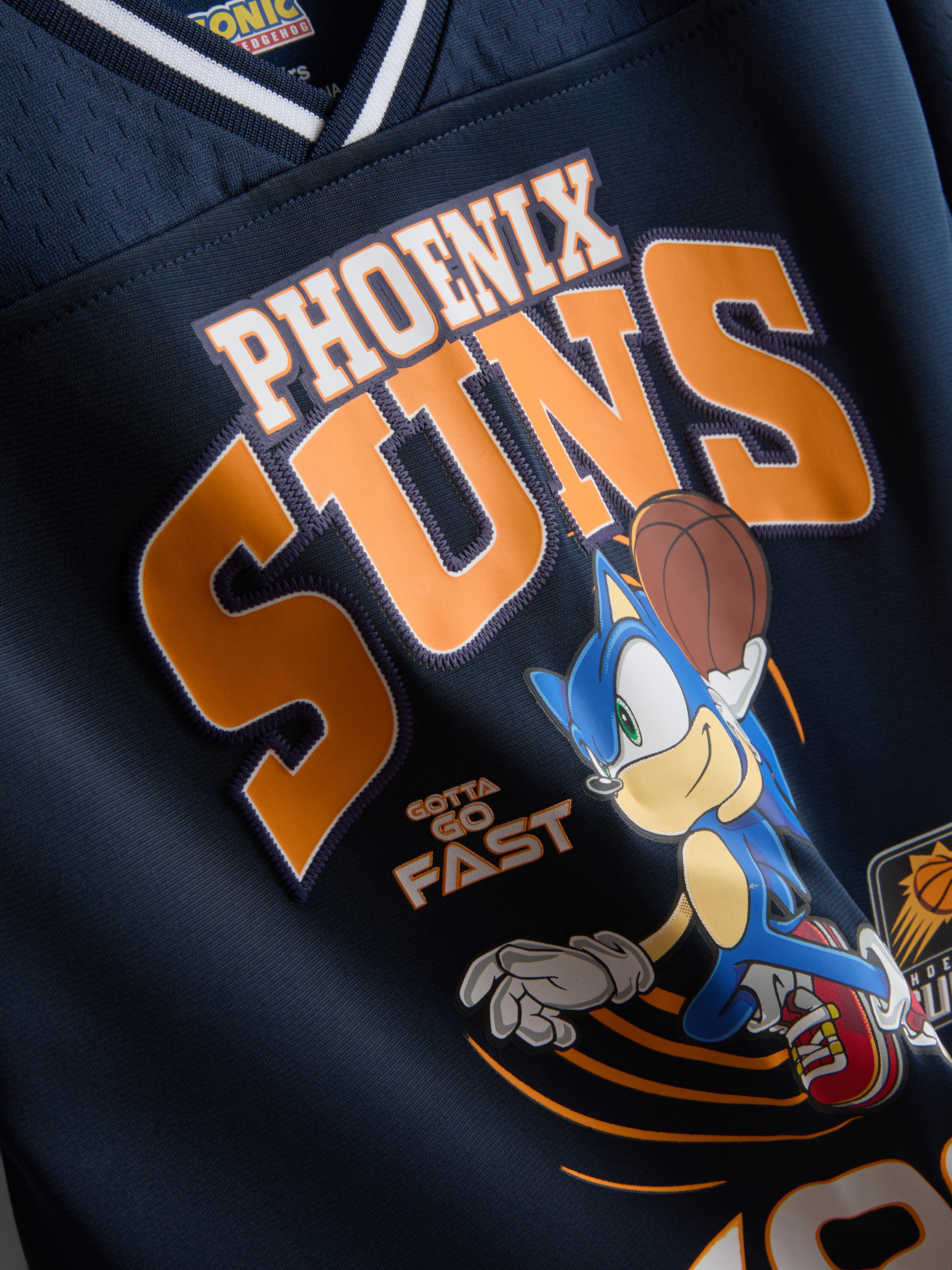 1-9yrs | Phoenix Suns x Sonic The Hedgehog Mesh Jersey