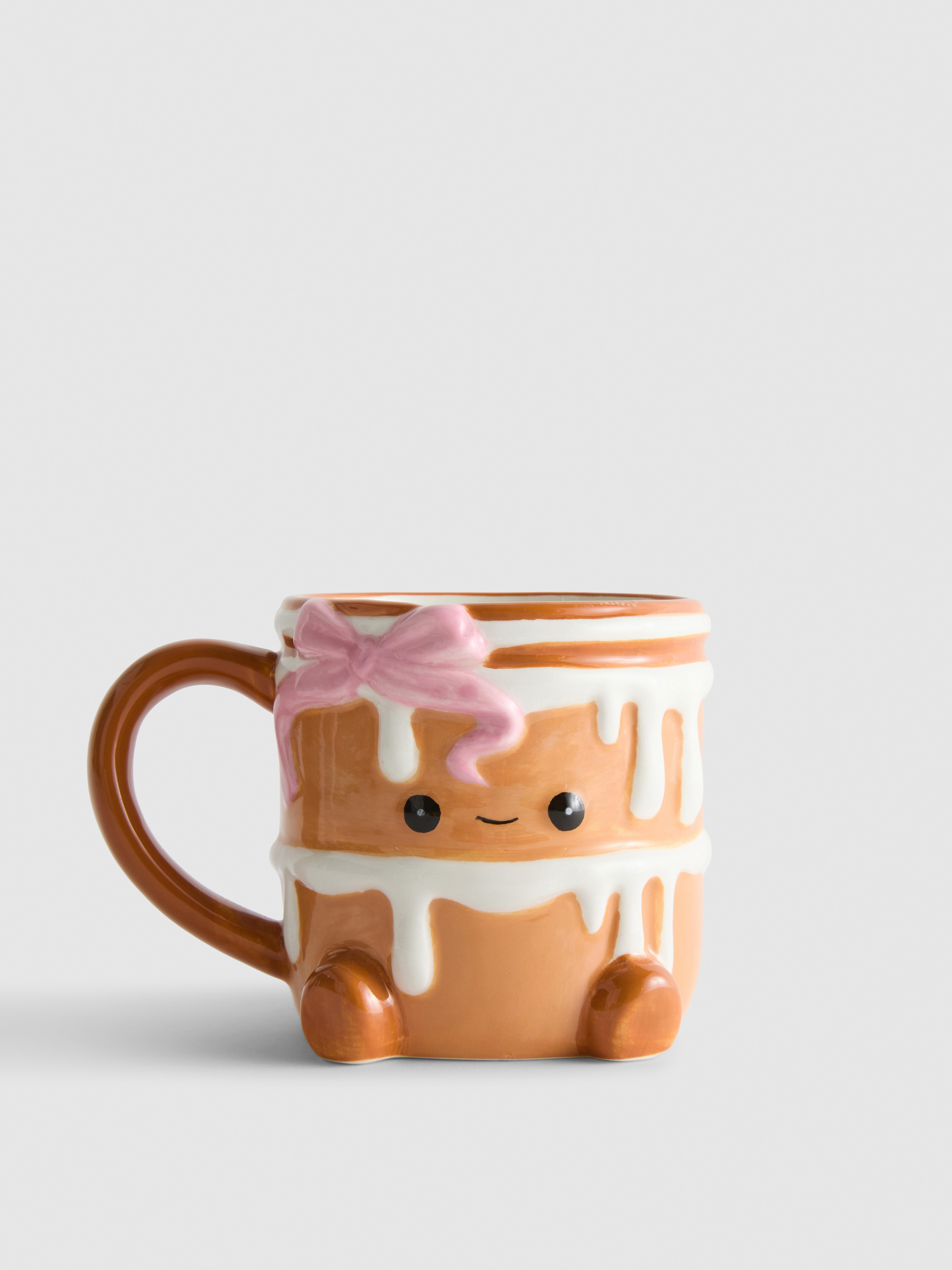 Tasse im Zimtschneckendesign