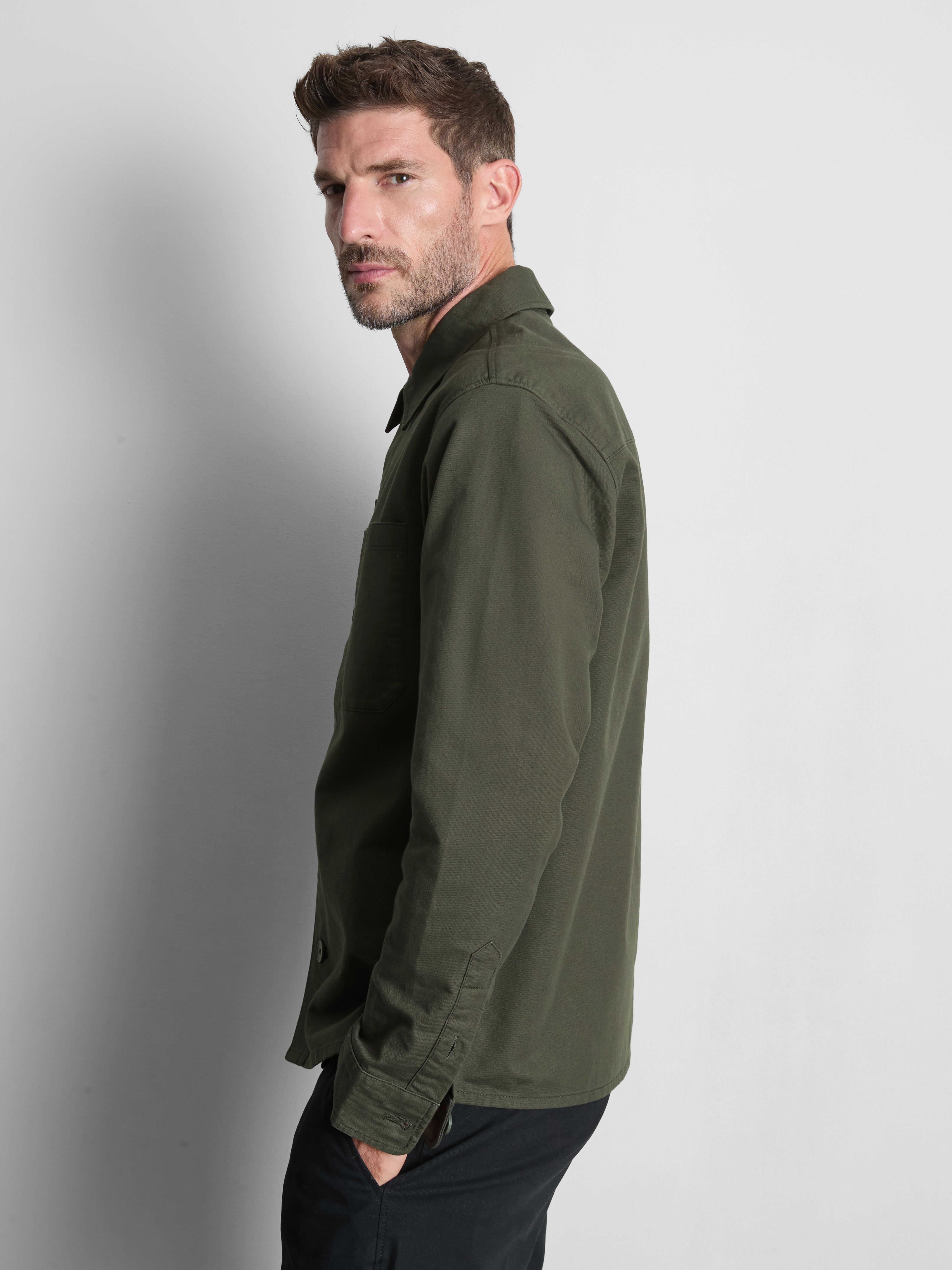Pure Cotton Utility Overshirt