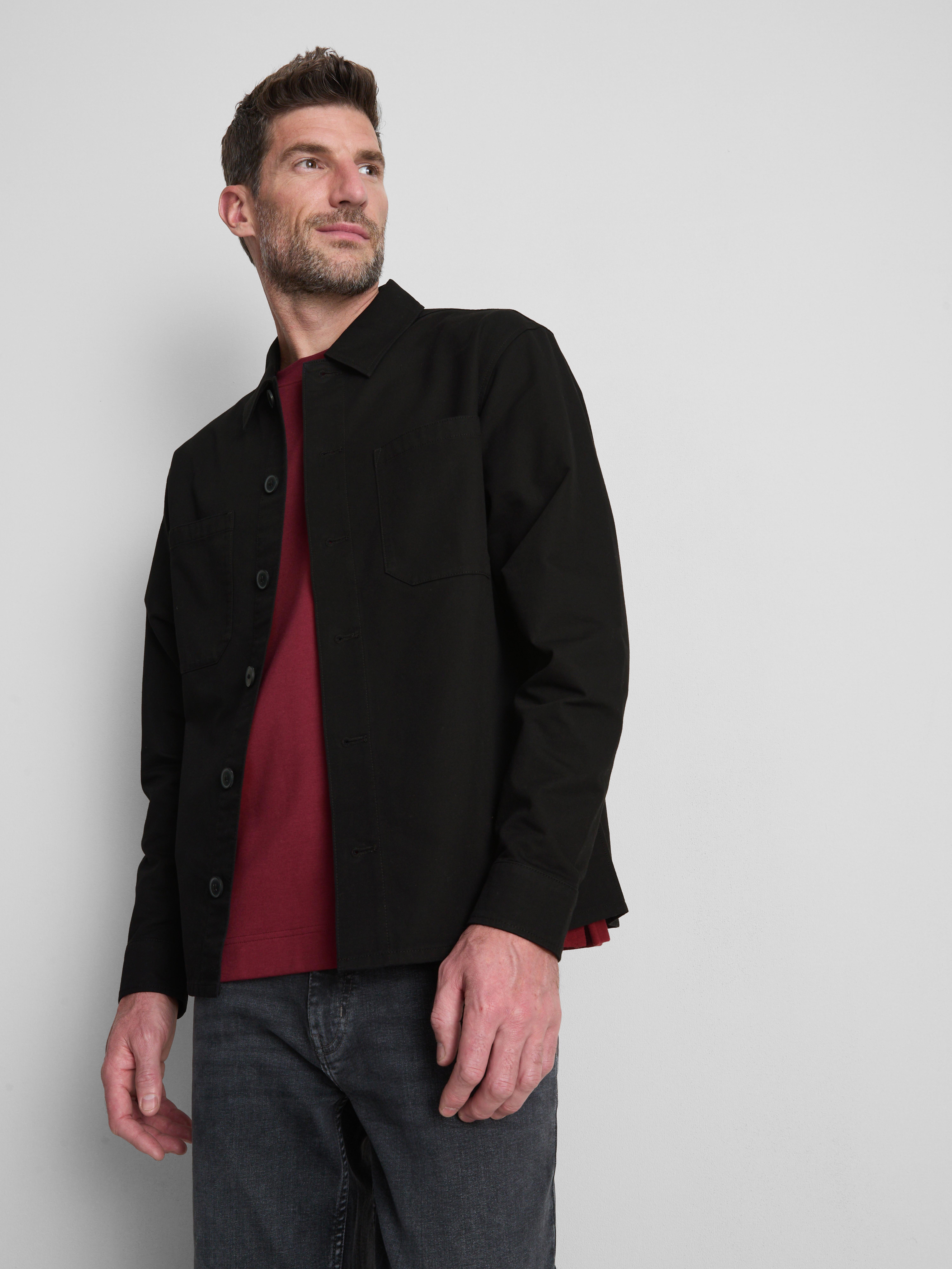 Pure Cotton Utility Overshirt