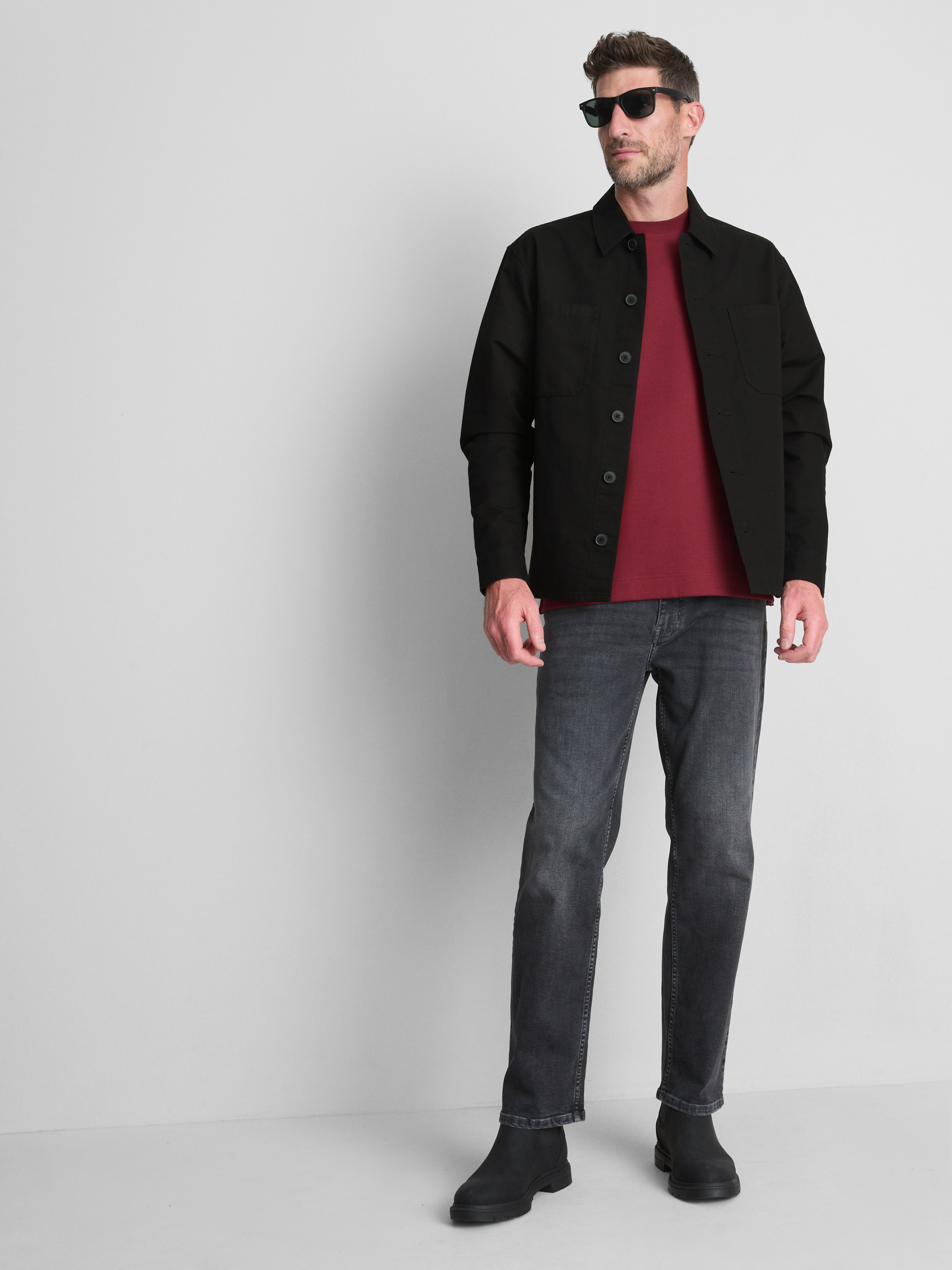 Pure Cotton Utility Overshirt