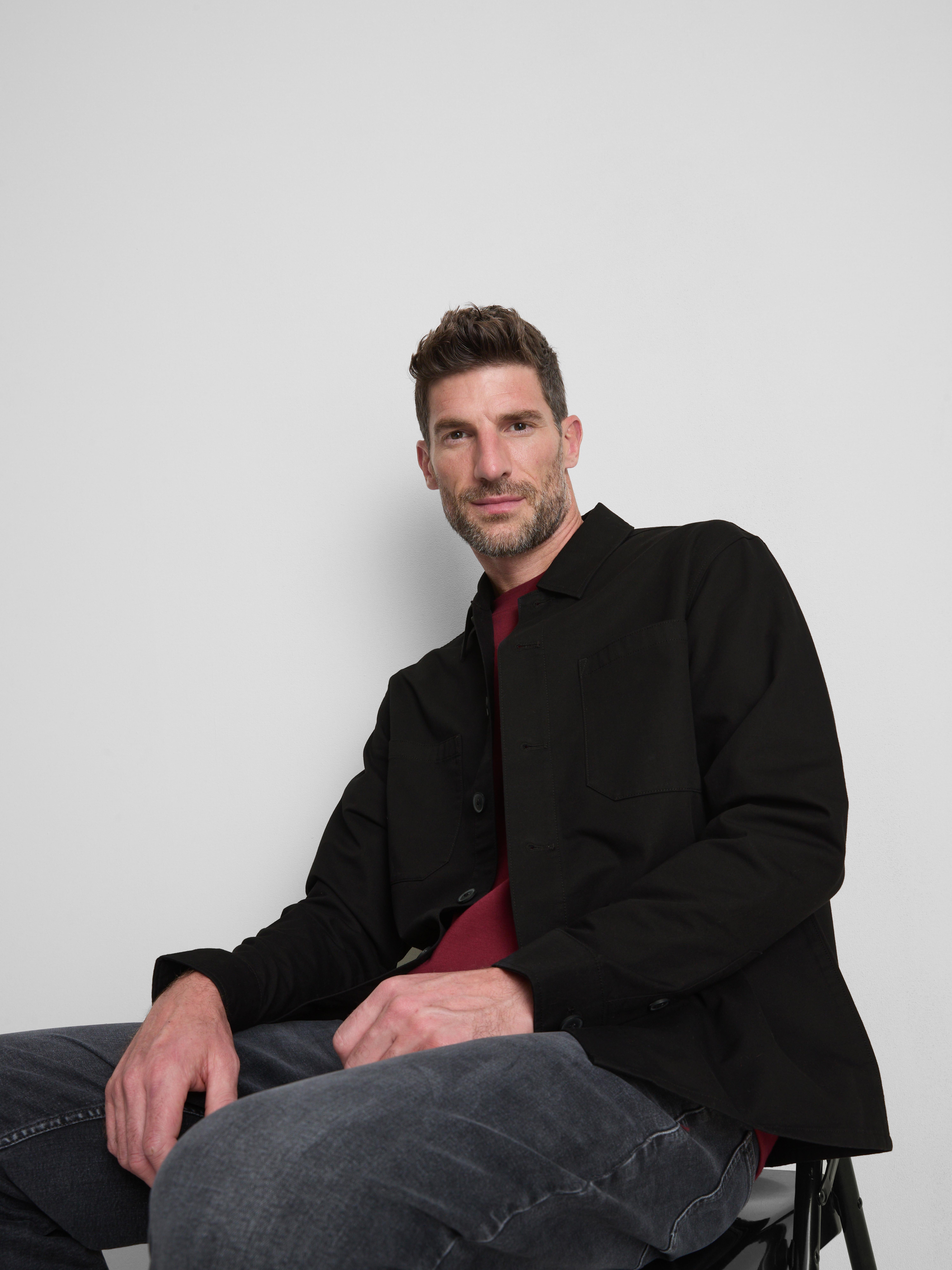 Pure Cotton Utility Overshirt