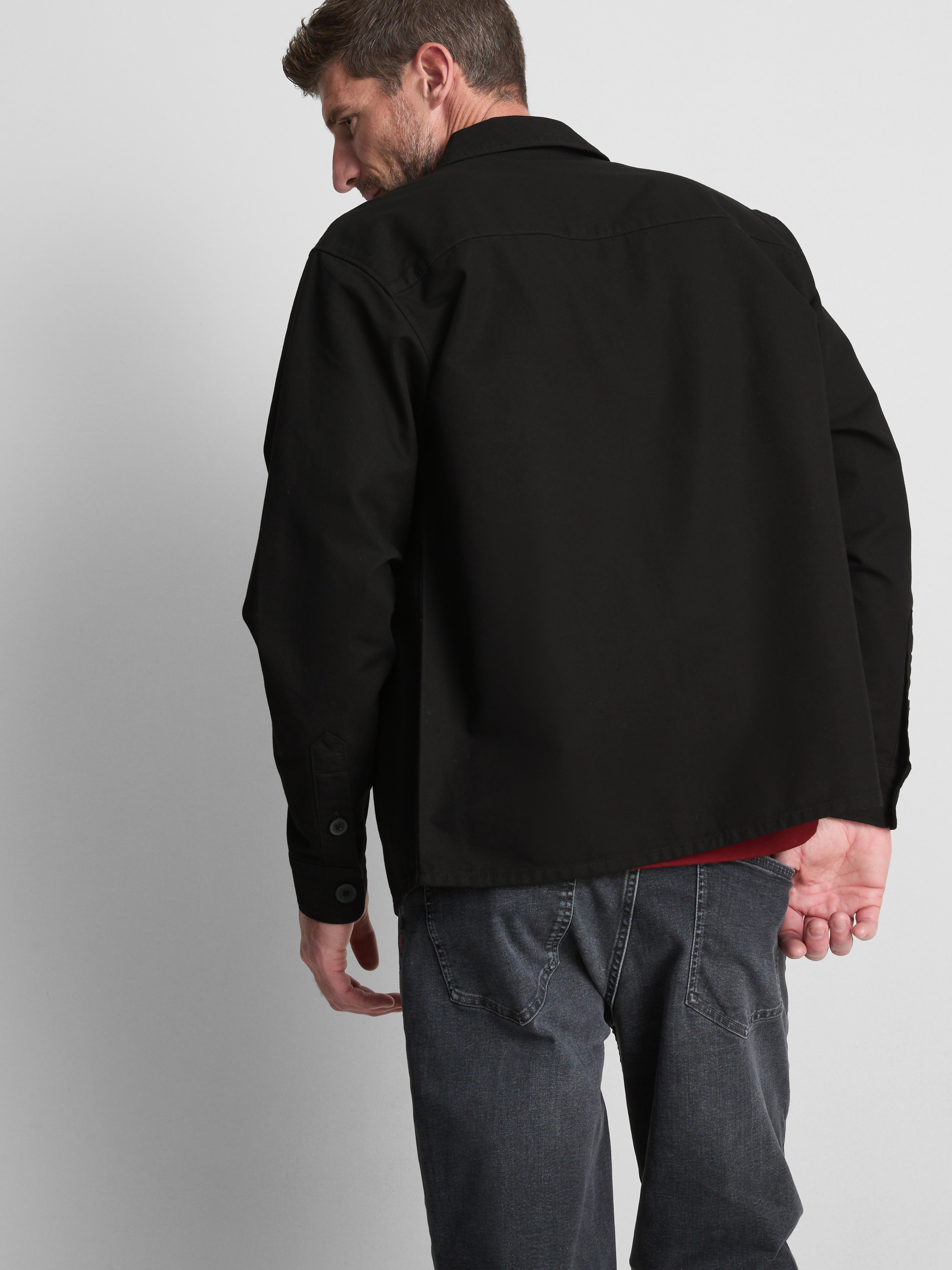Pure Cotton Utility Overshirt