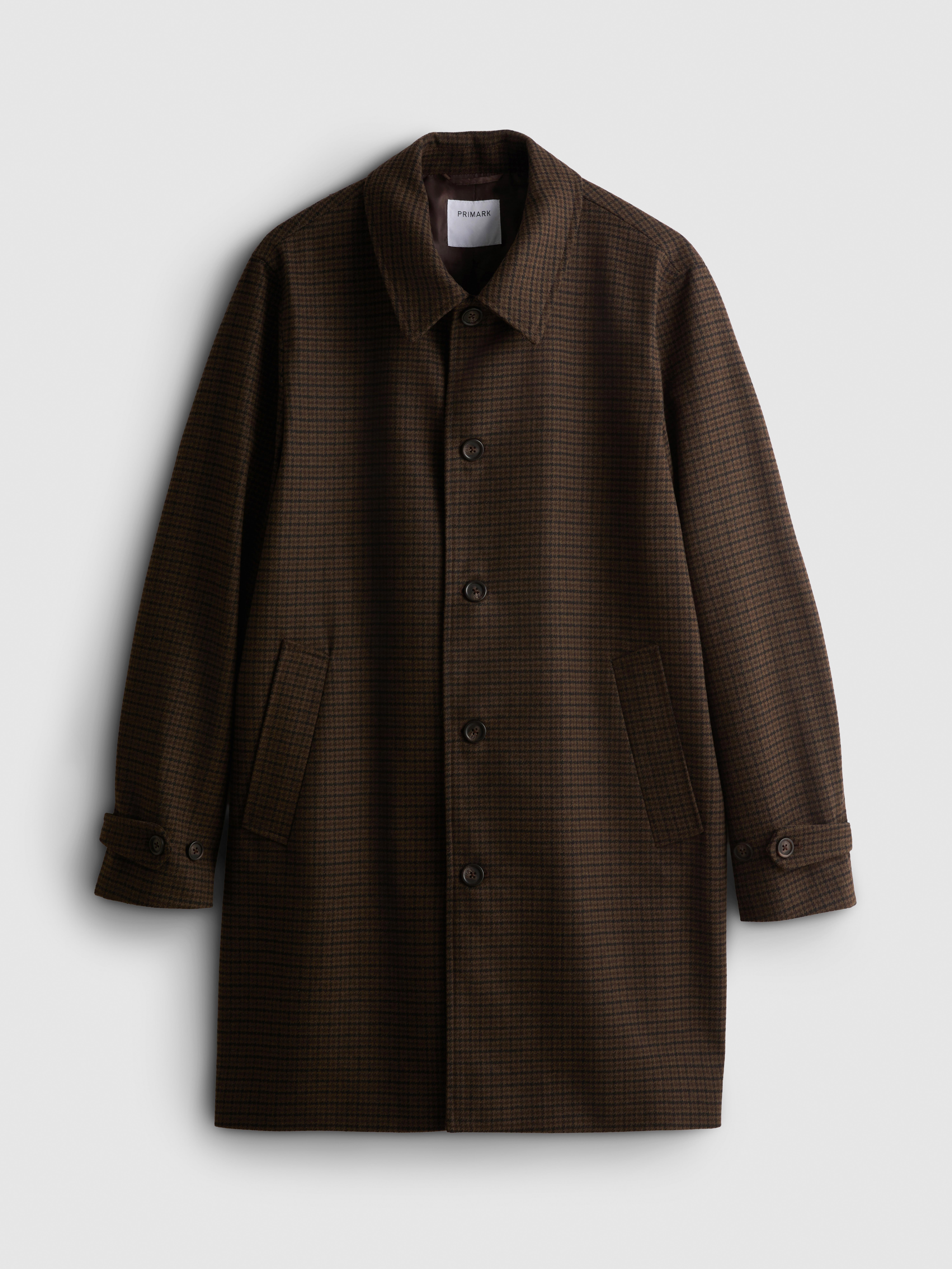 Checked Car Coat
