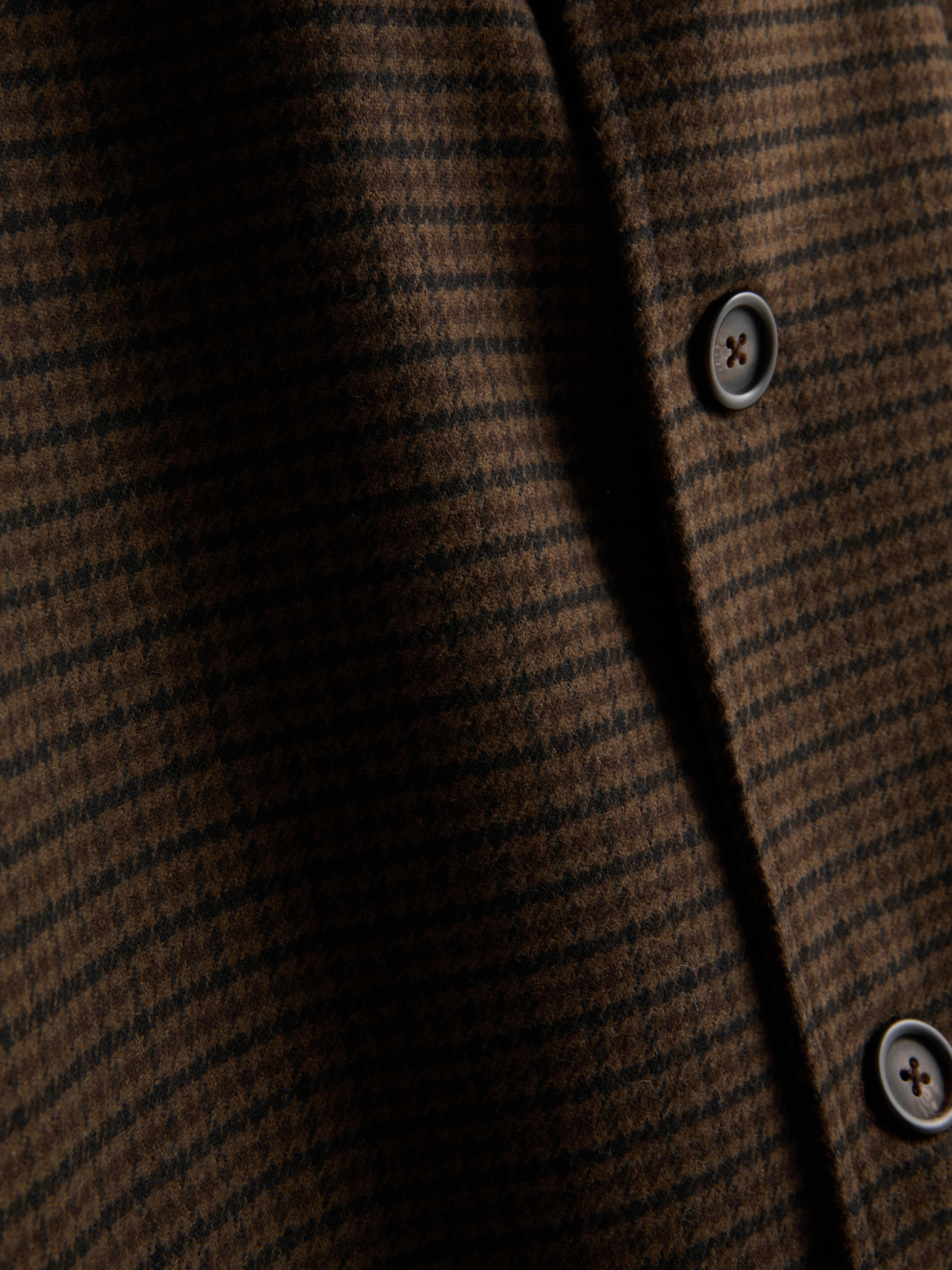 Checked Car Coat