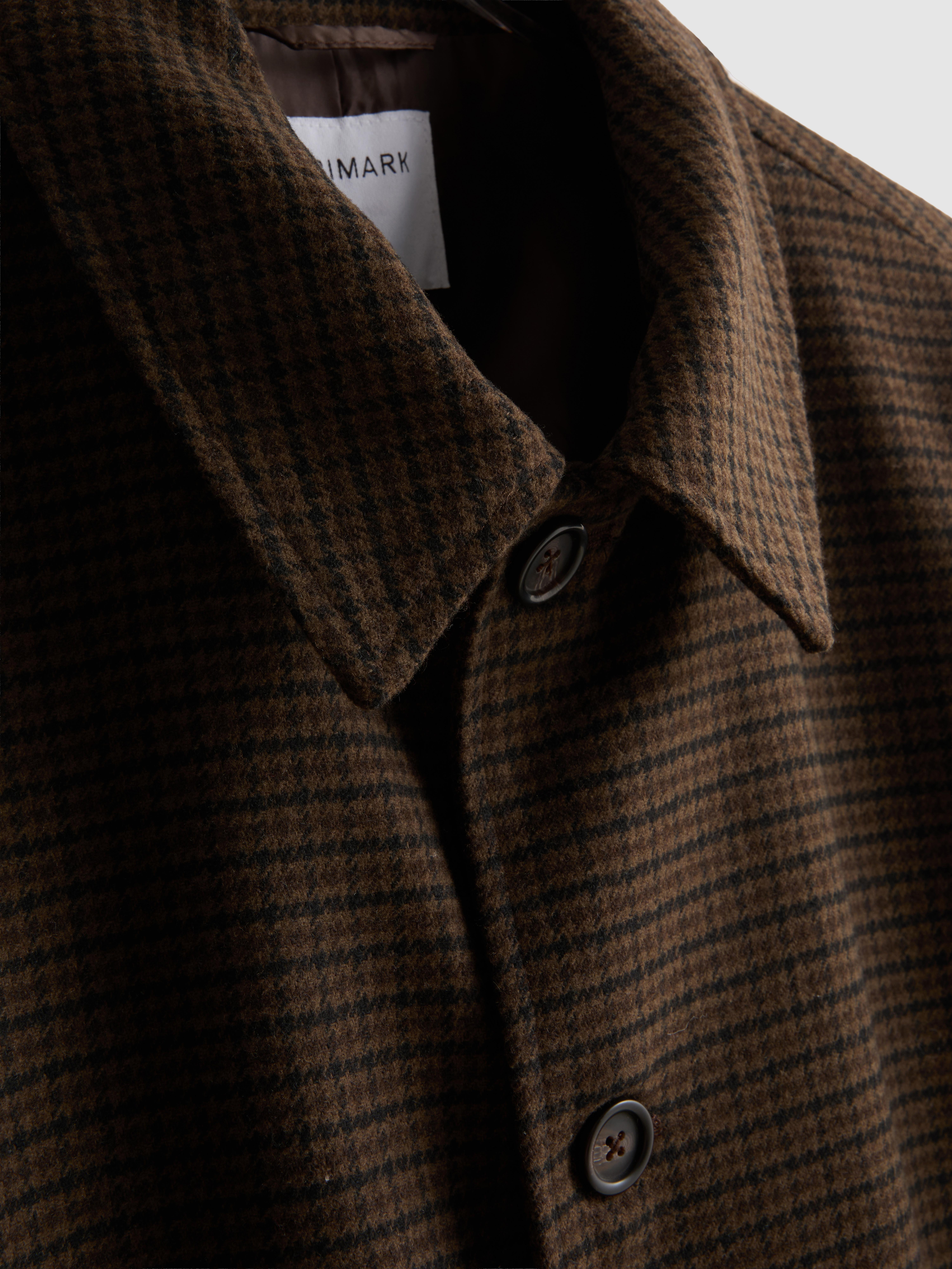 Checked Car Coat