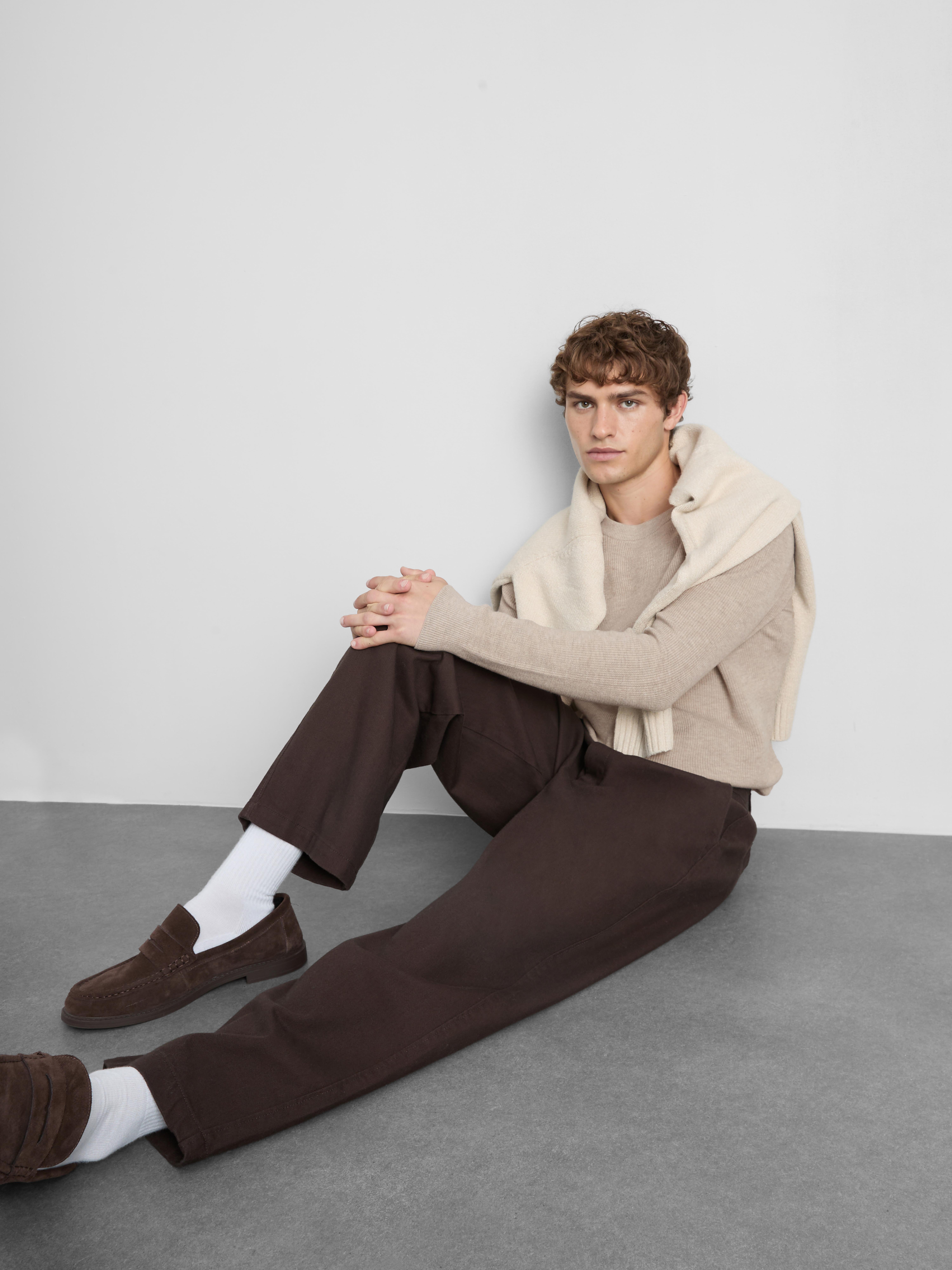 Ribbed Crewneck Sweater