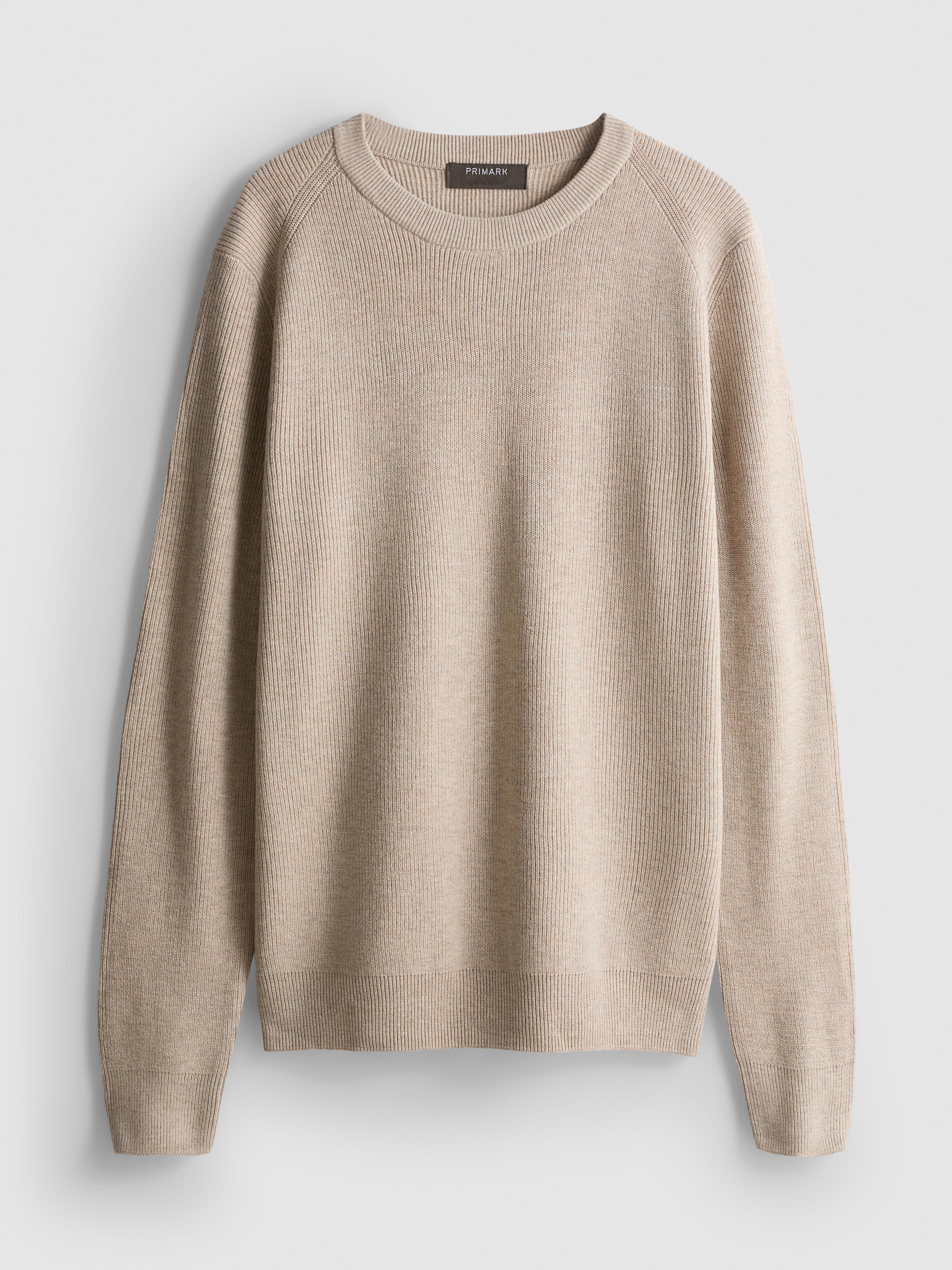 Ribbed Crewneck Sweater
