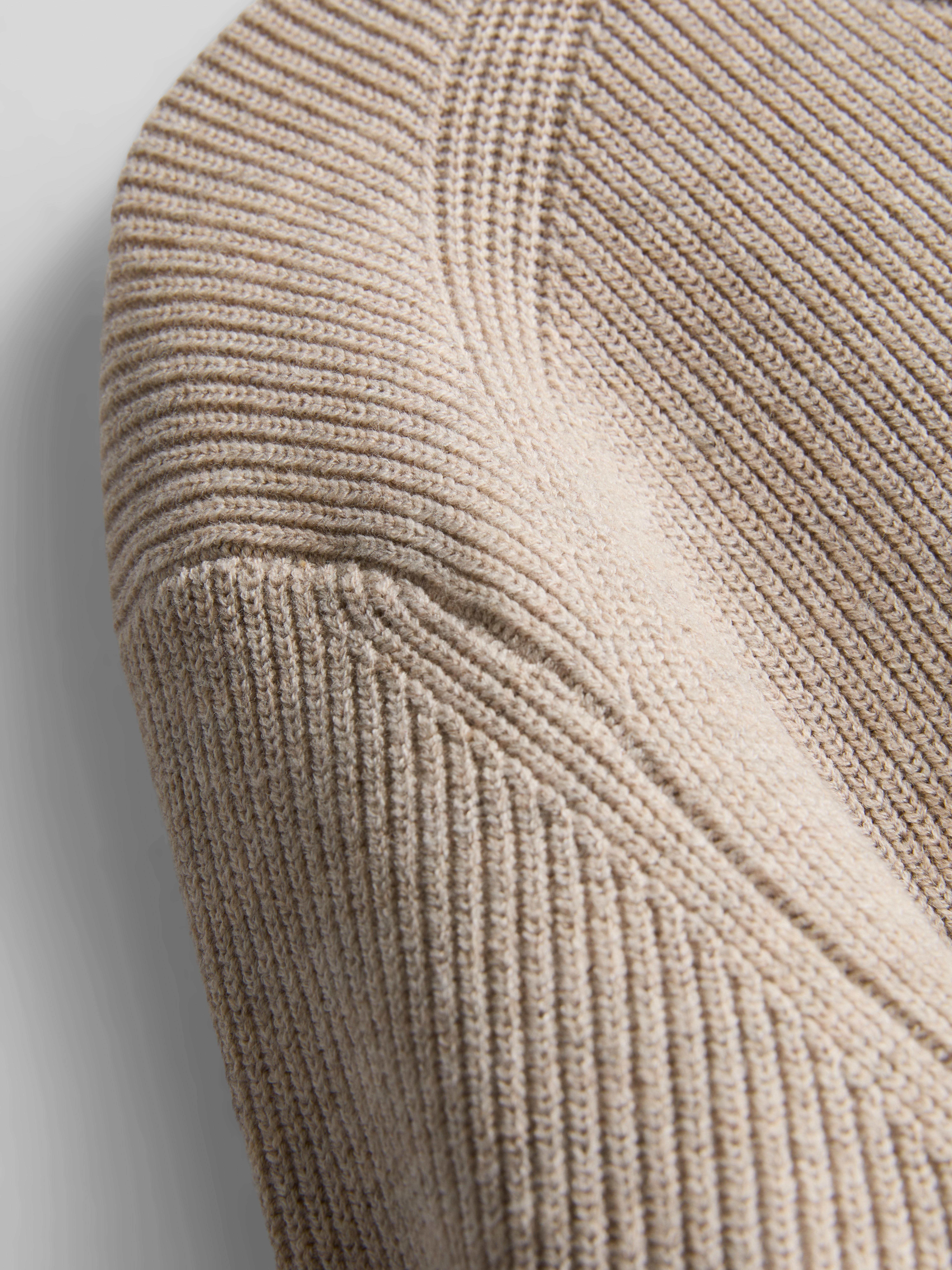 Ribbed Crewneck Sweater