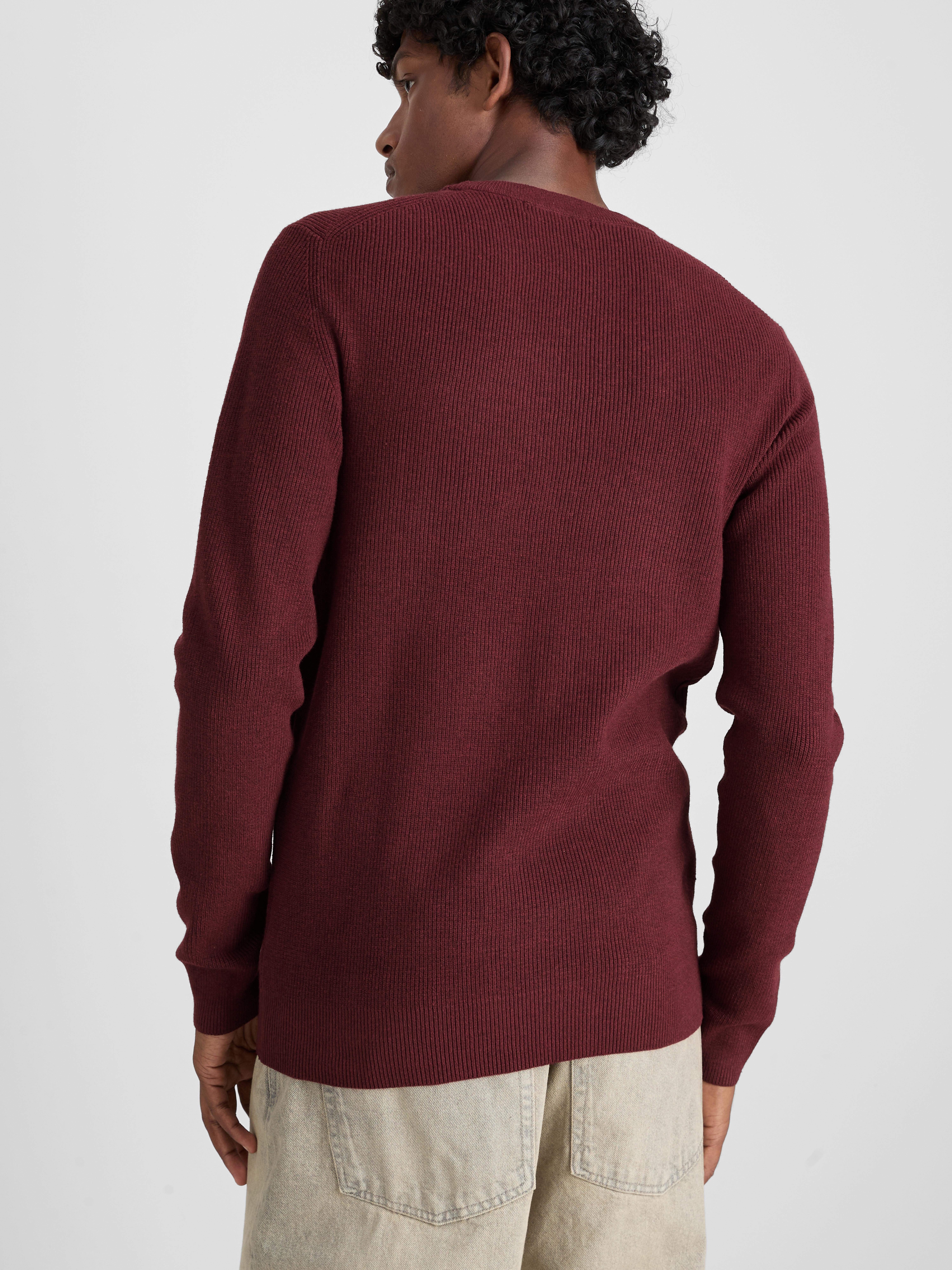 Ribbed Crewneck Sweater