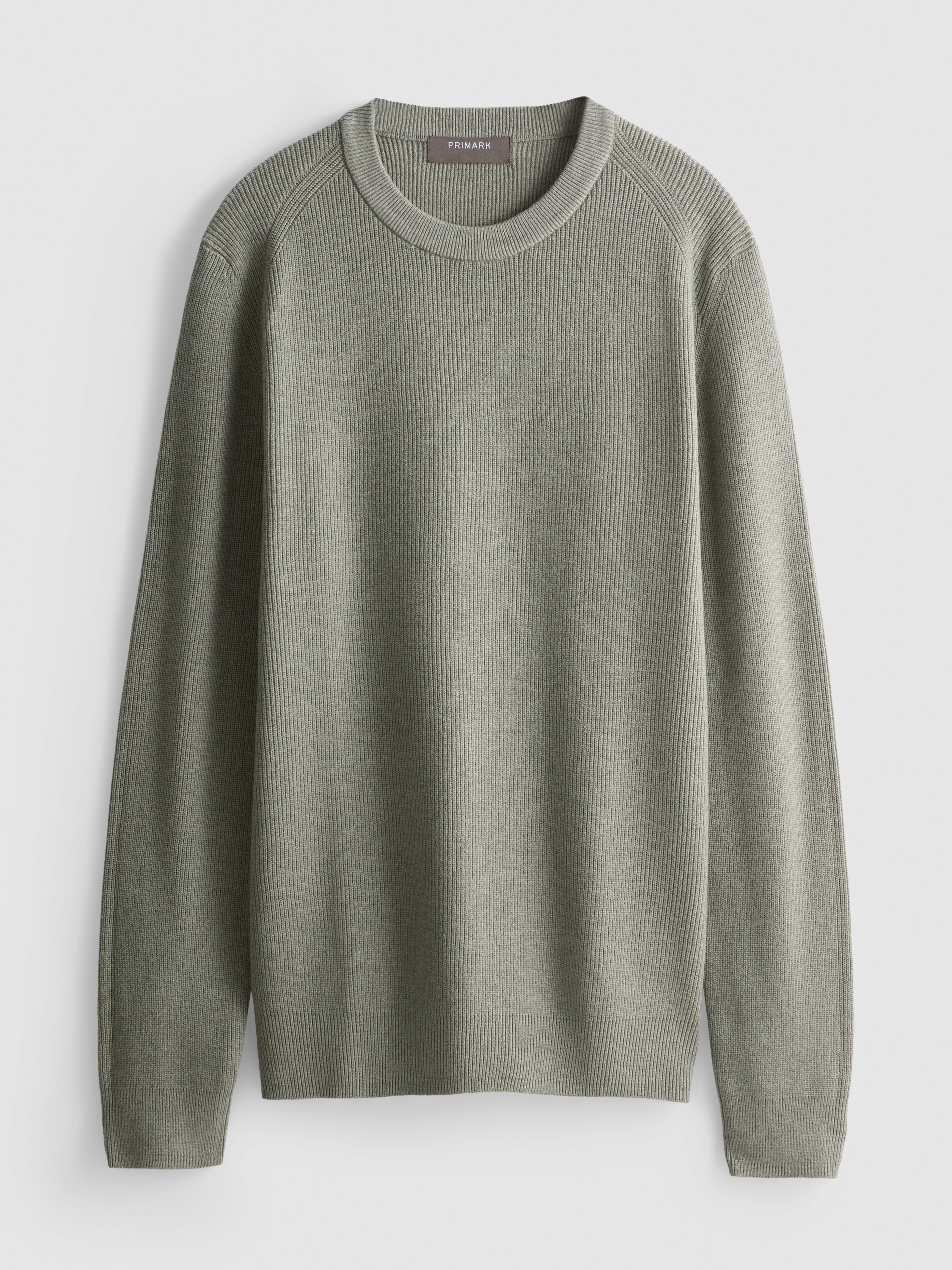 Ribbed Crewneck Sweater