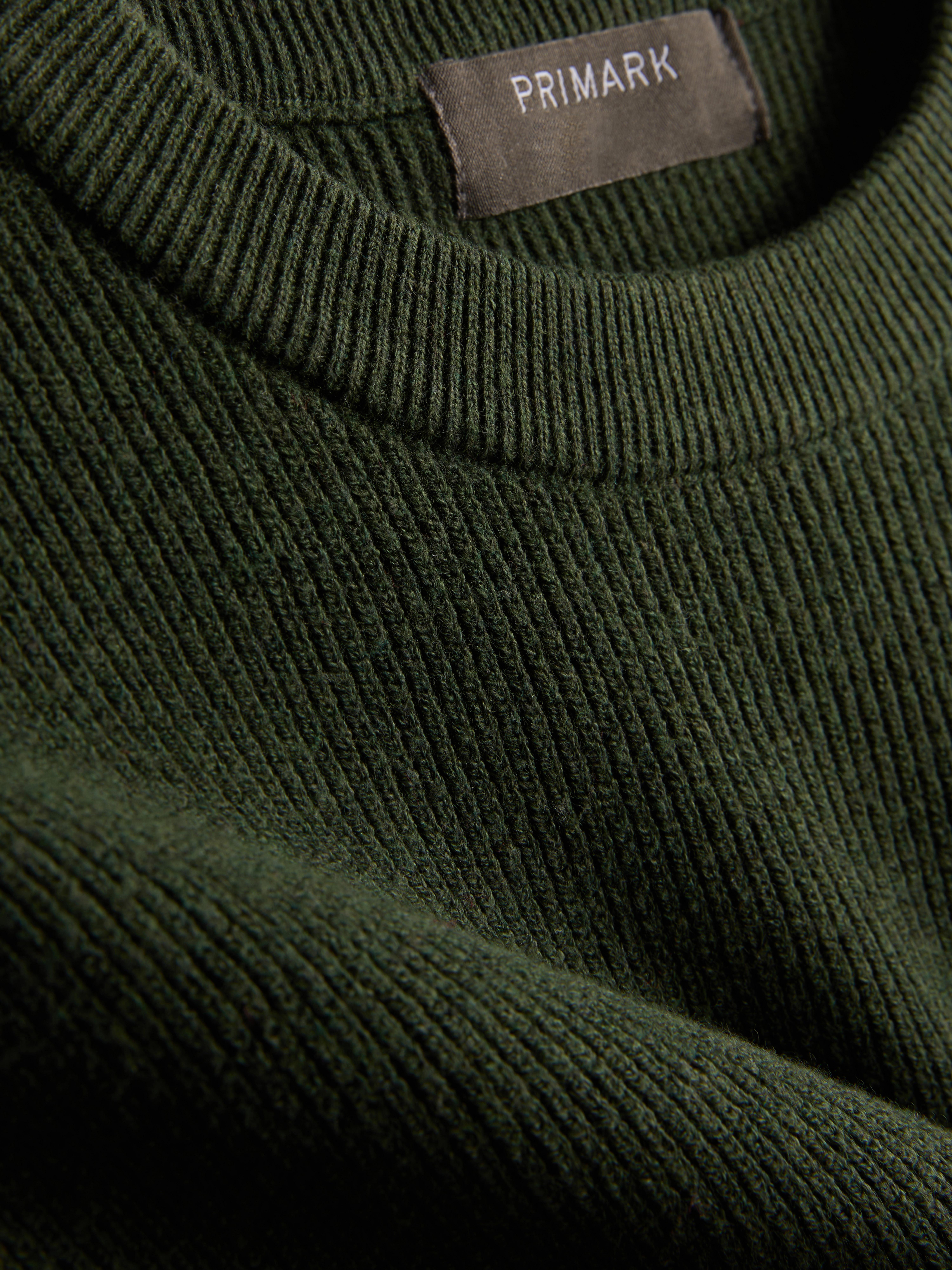 Ribbed Crewneck Sweater