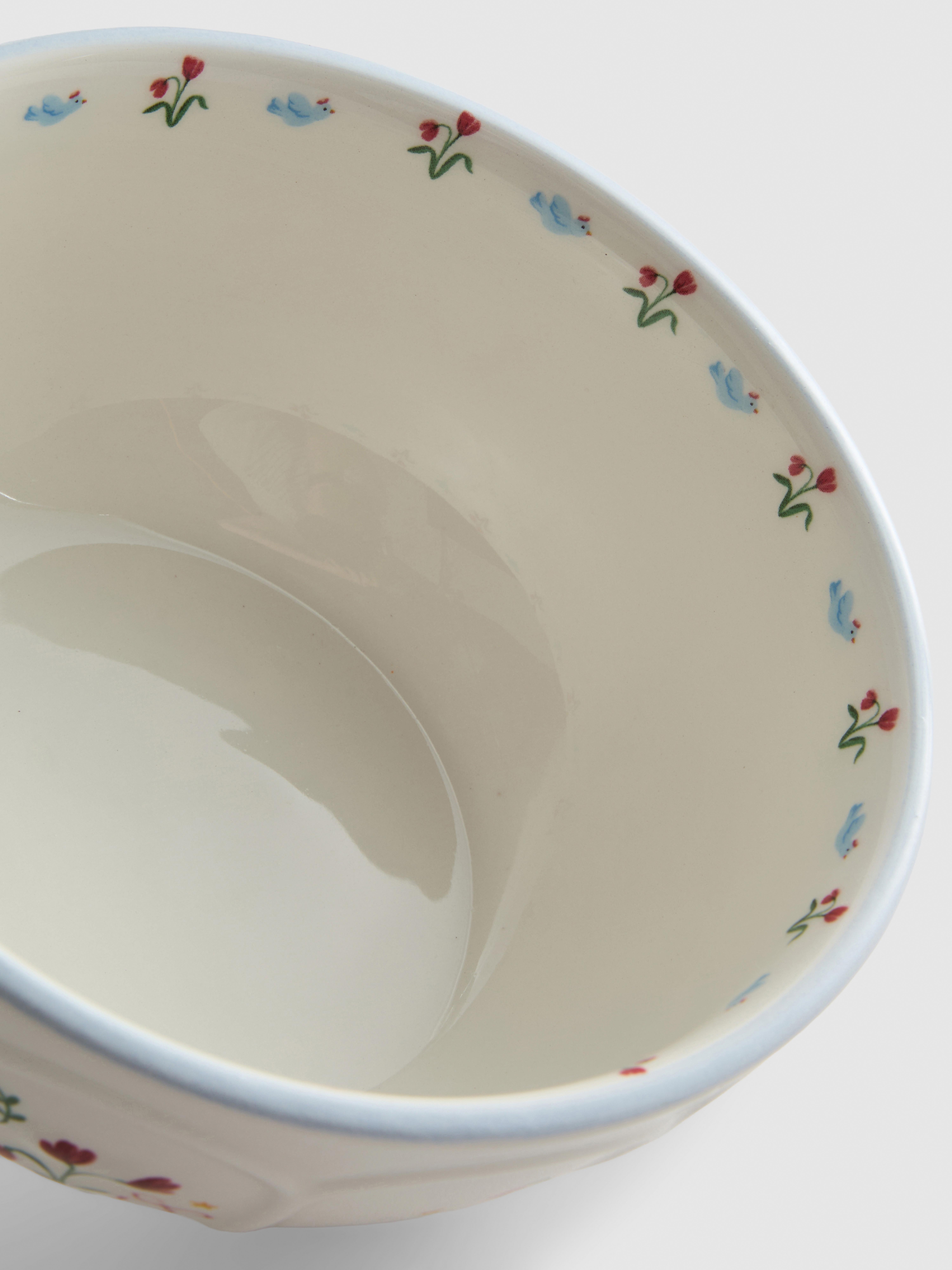 Ceramiczna miska w kwiaty