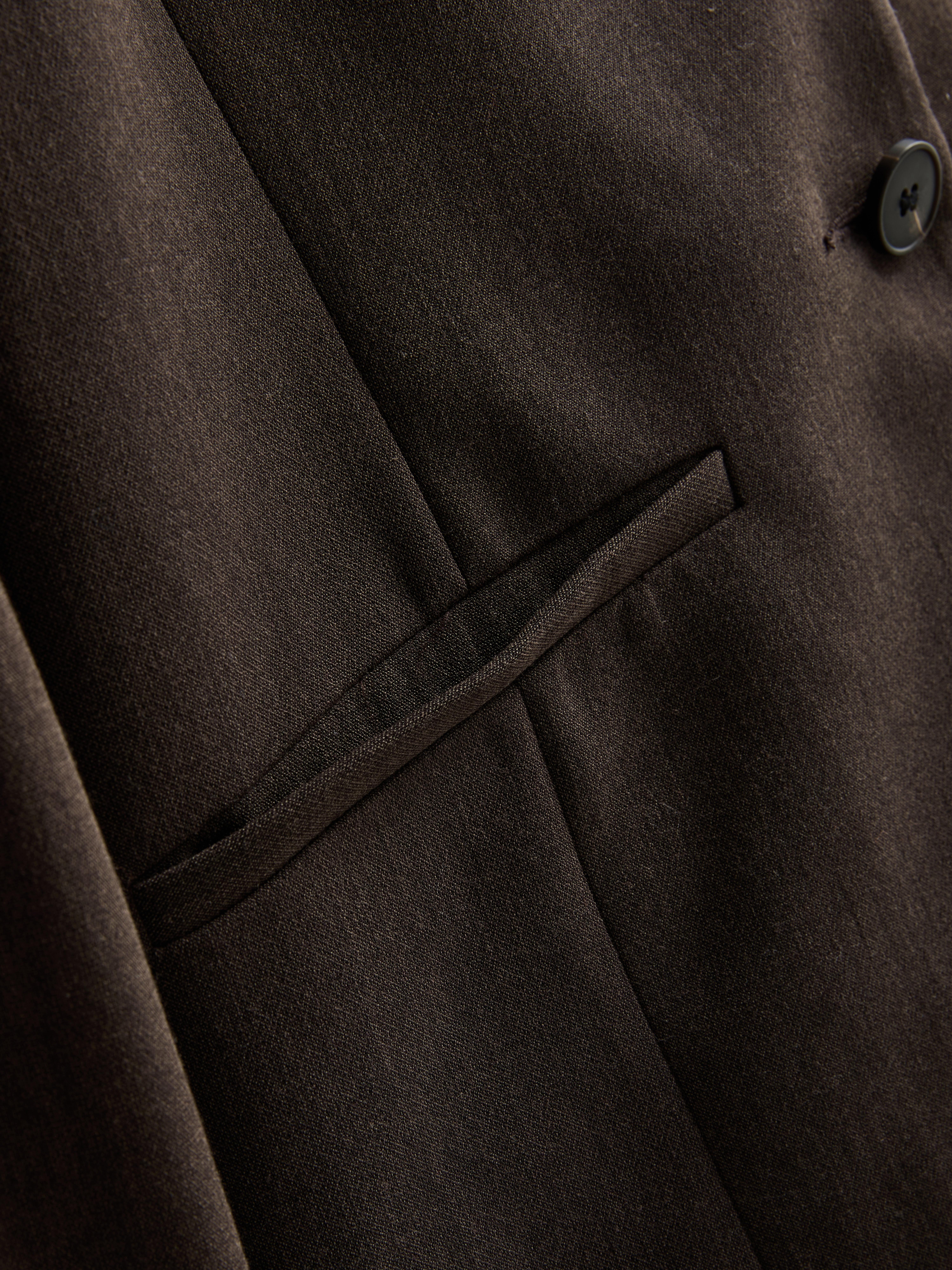 The Edit Single Breasted Marl Blazer