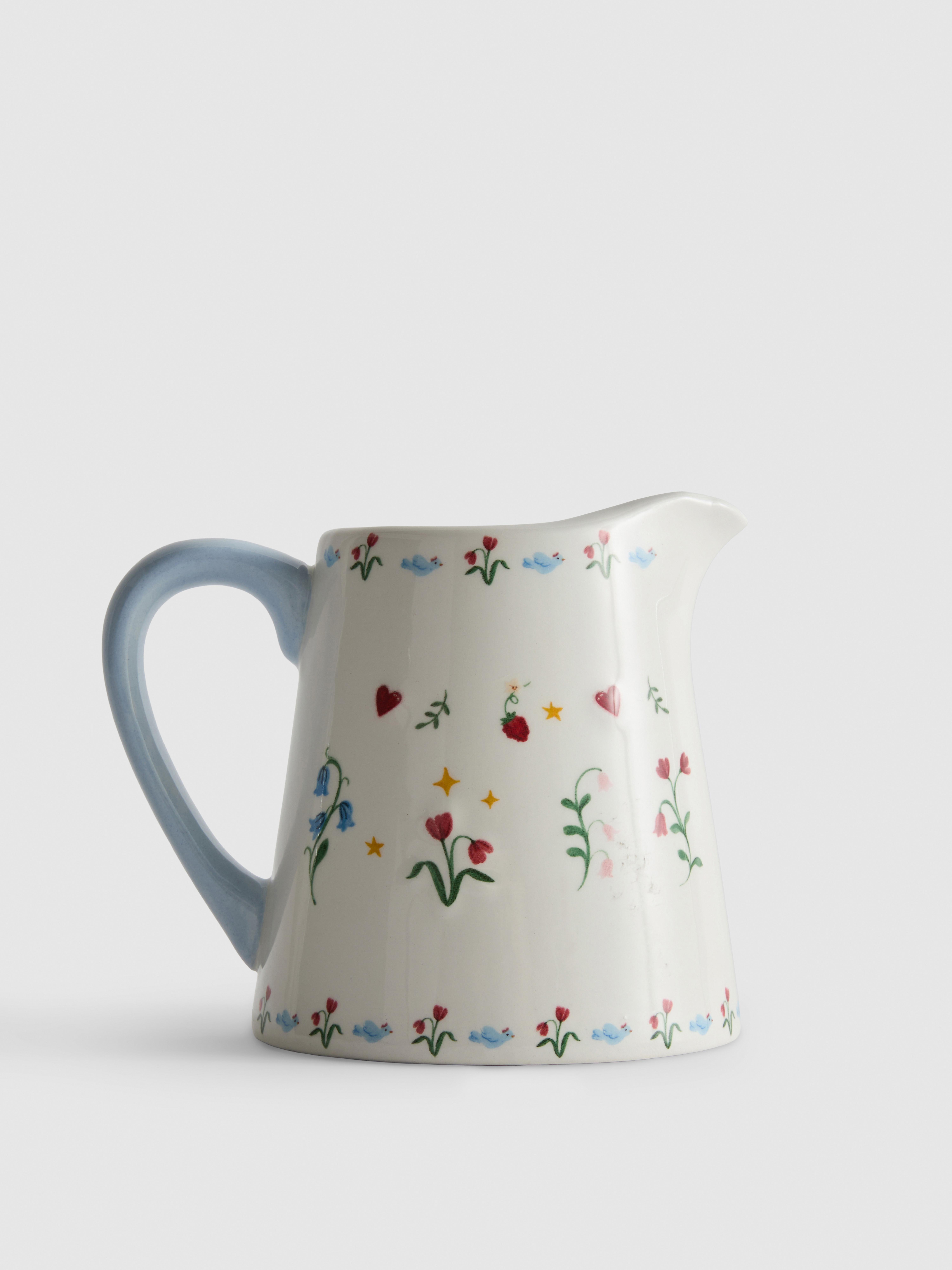 Floral Ceramic Jug