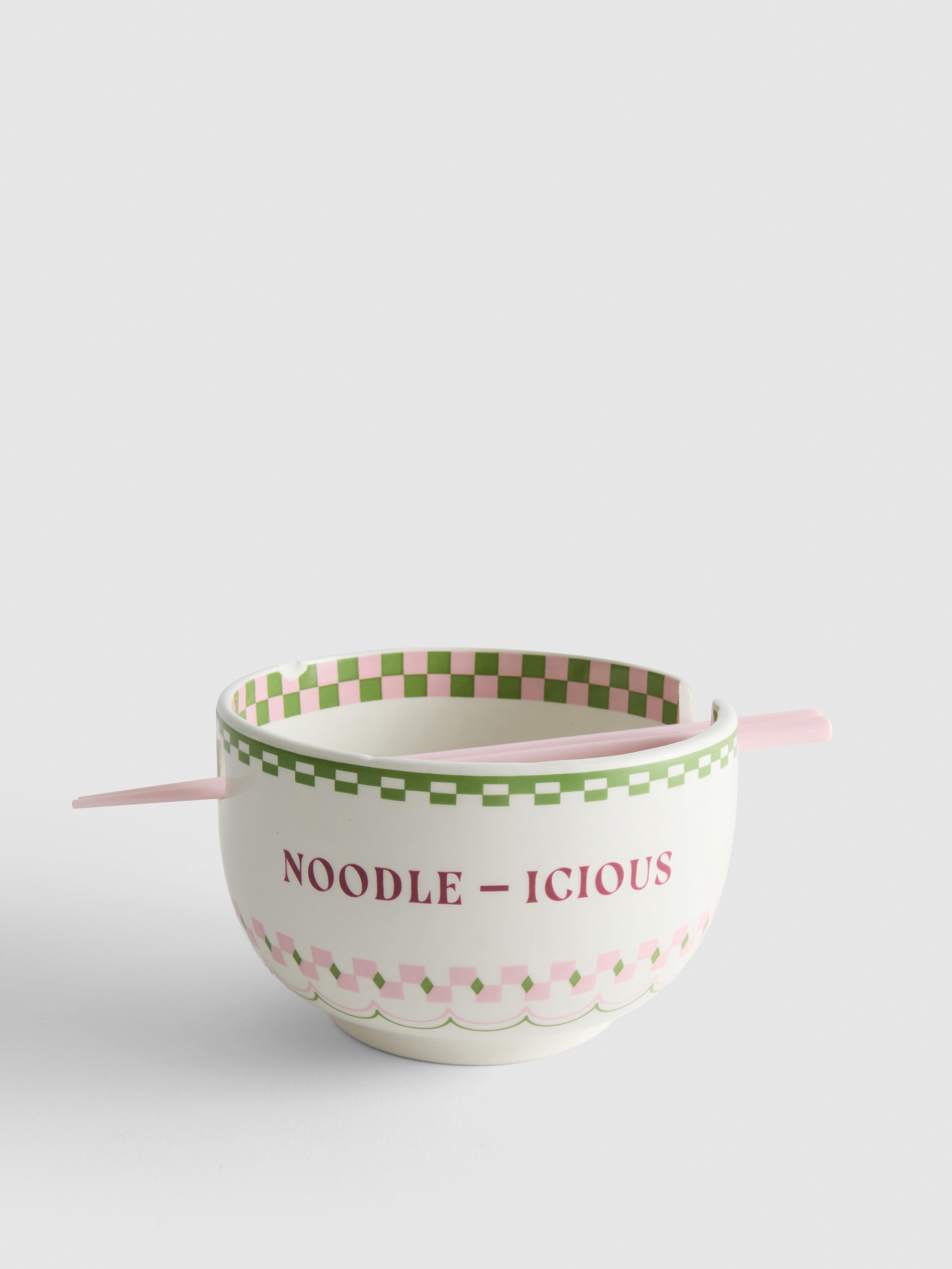 Noodle Bowl And Chopsticks Set