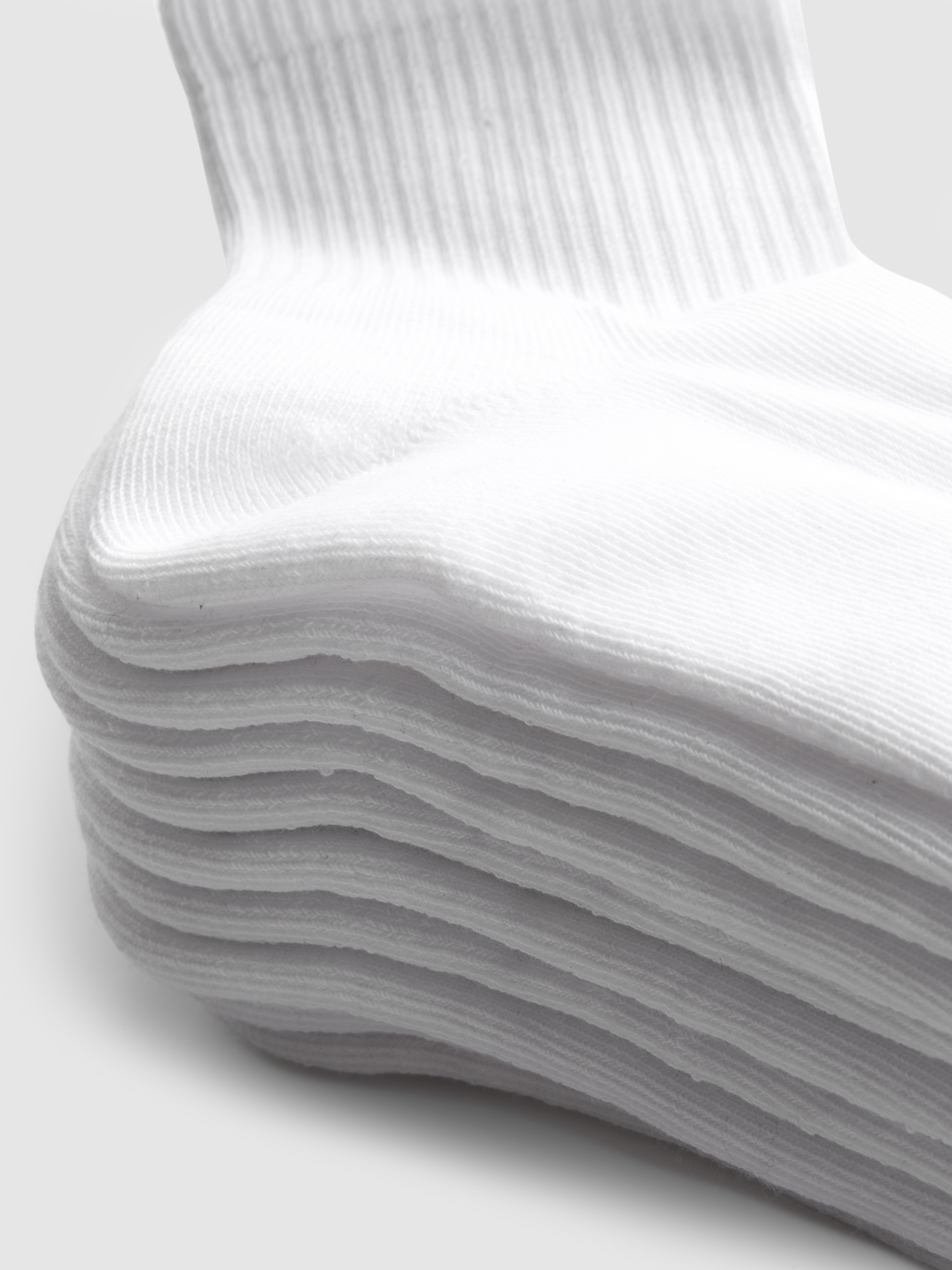 5pk Ribbed Crew Socks