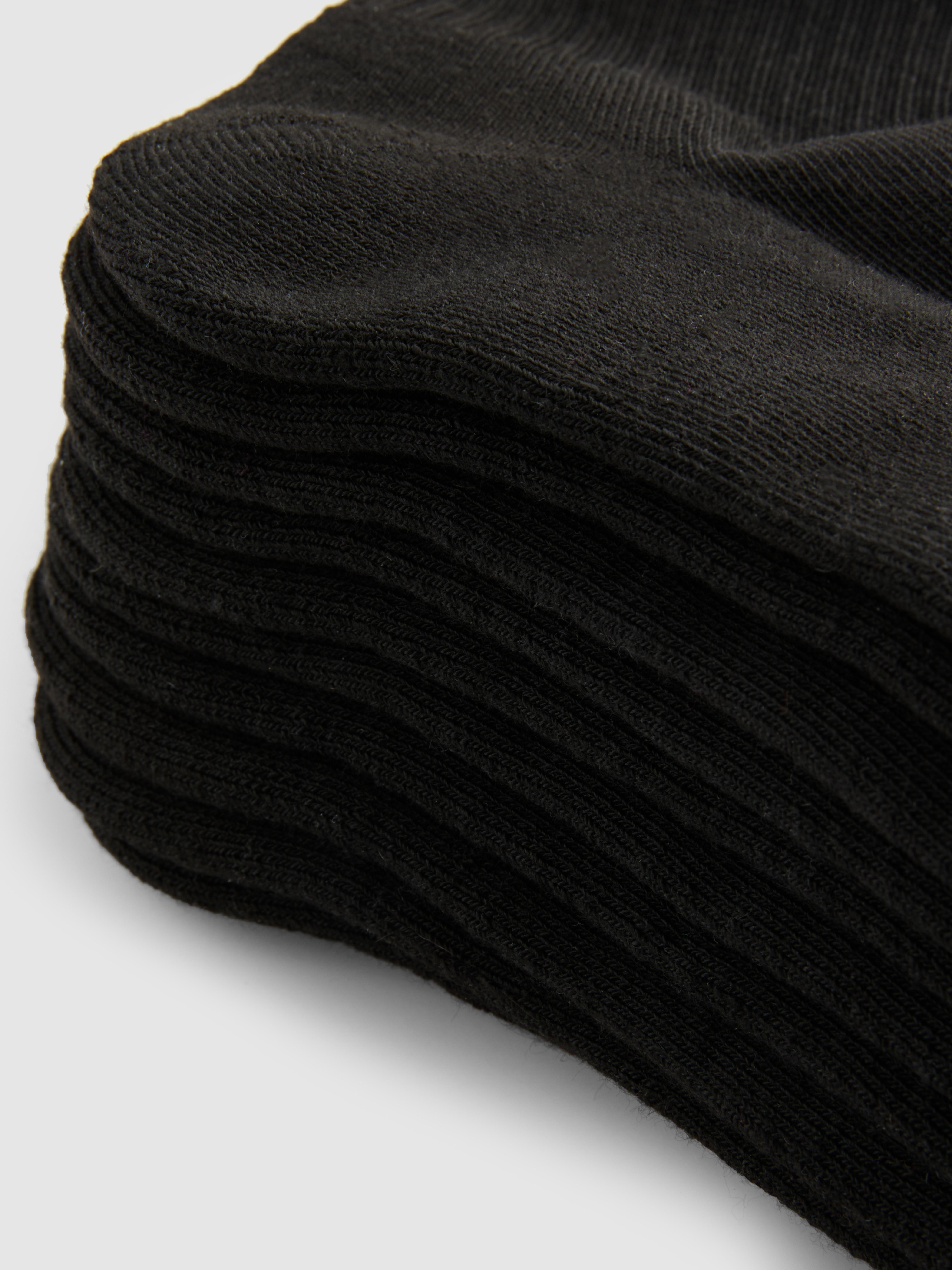 Gerippte Crew-Socken, 5er-Pack