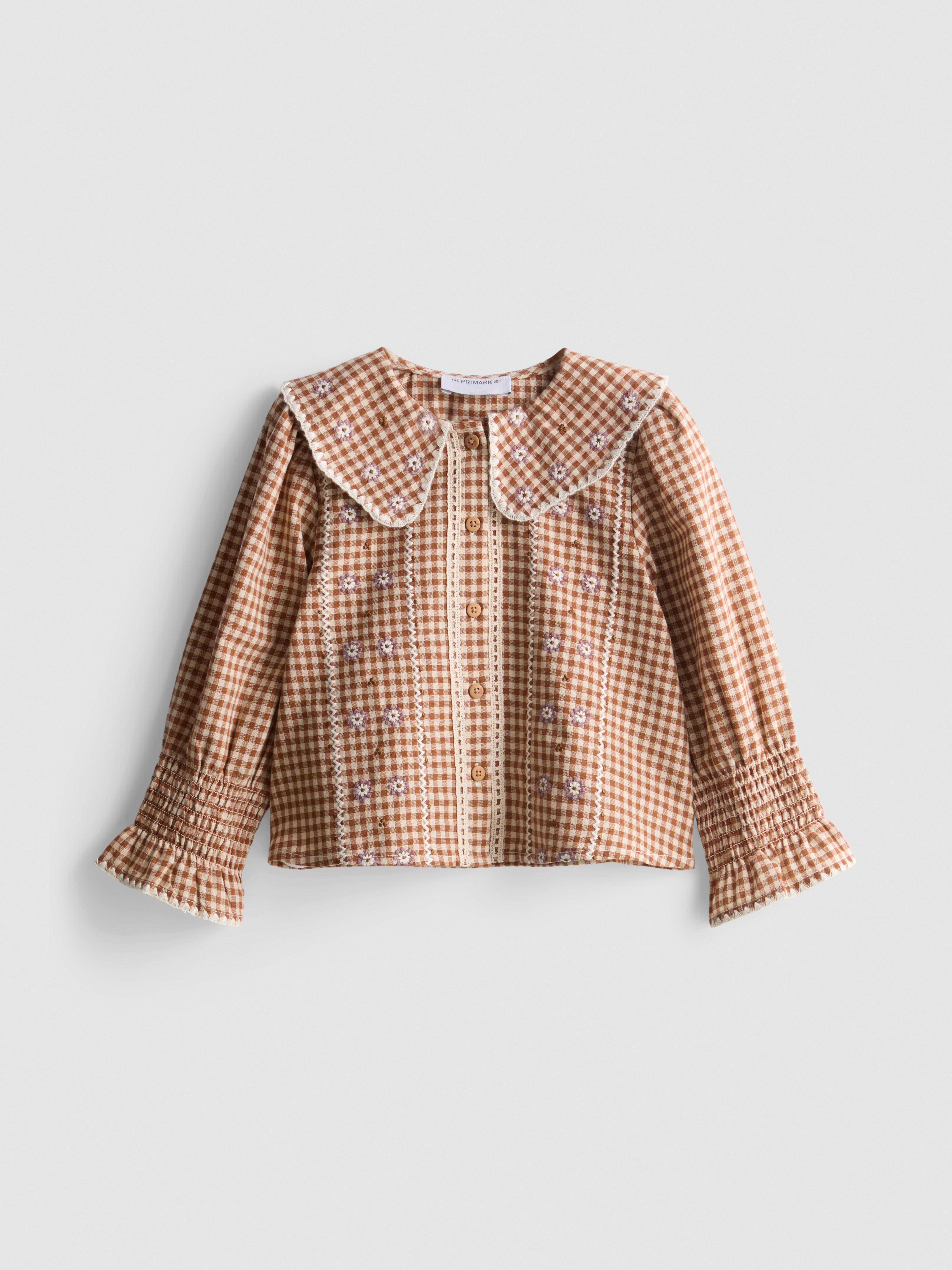 1.5-10yrs | The Edit Gingham Collar Blouse