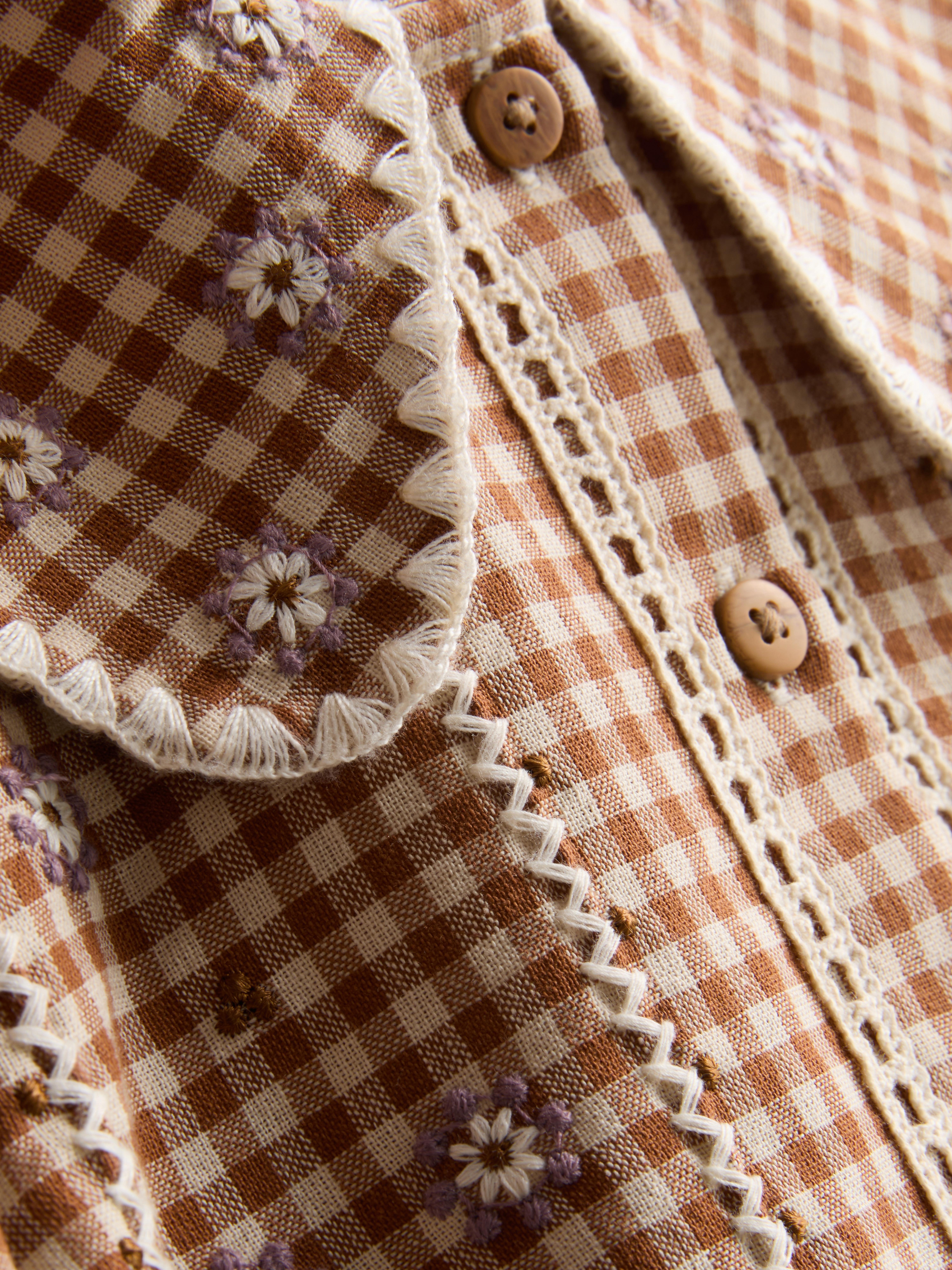 1.5-10yrs | The Edit Gingham Collar Blouse