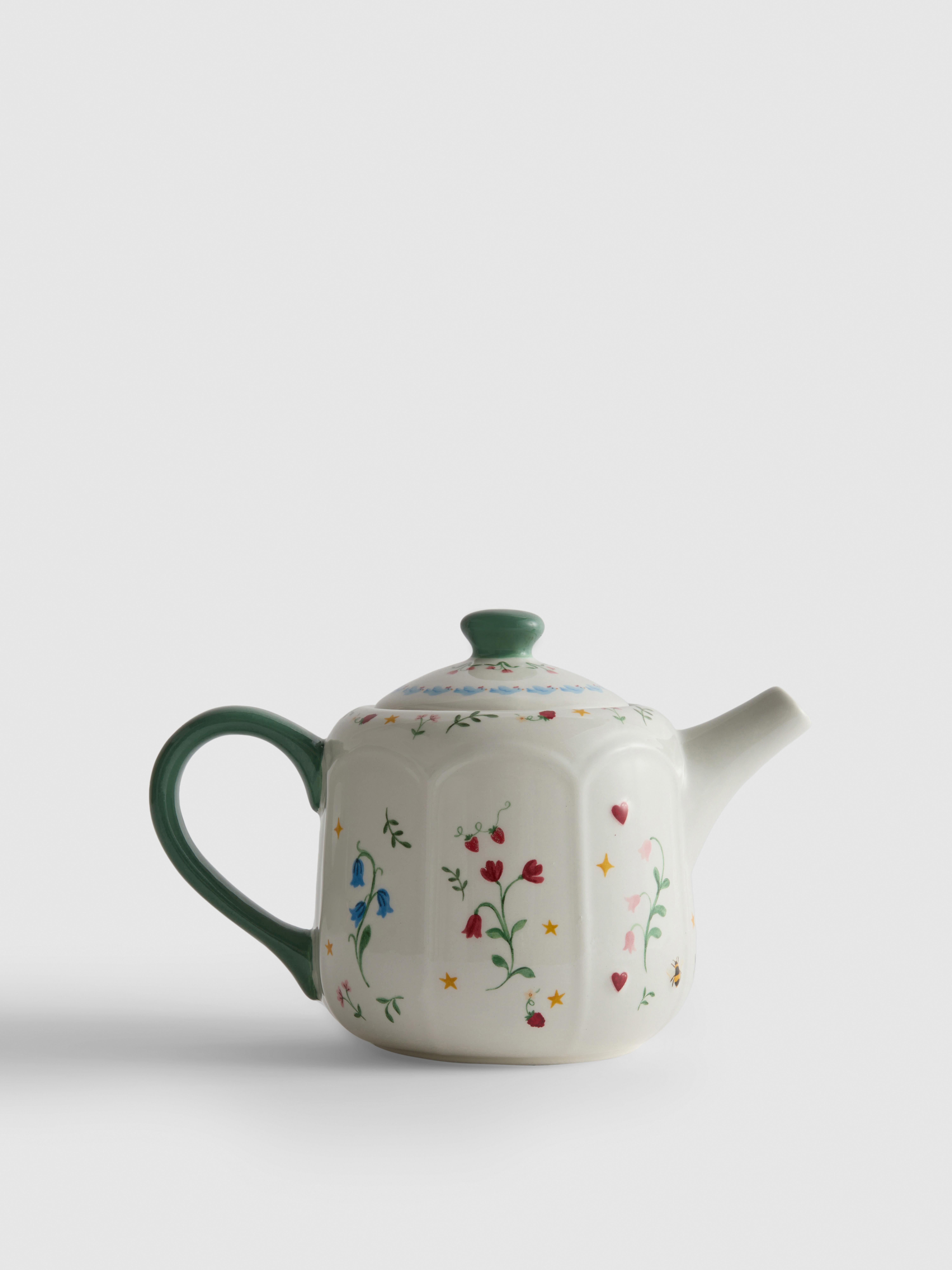 Floral Design Teapot