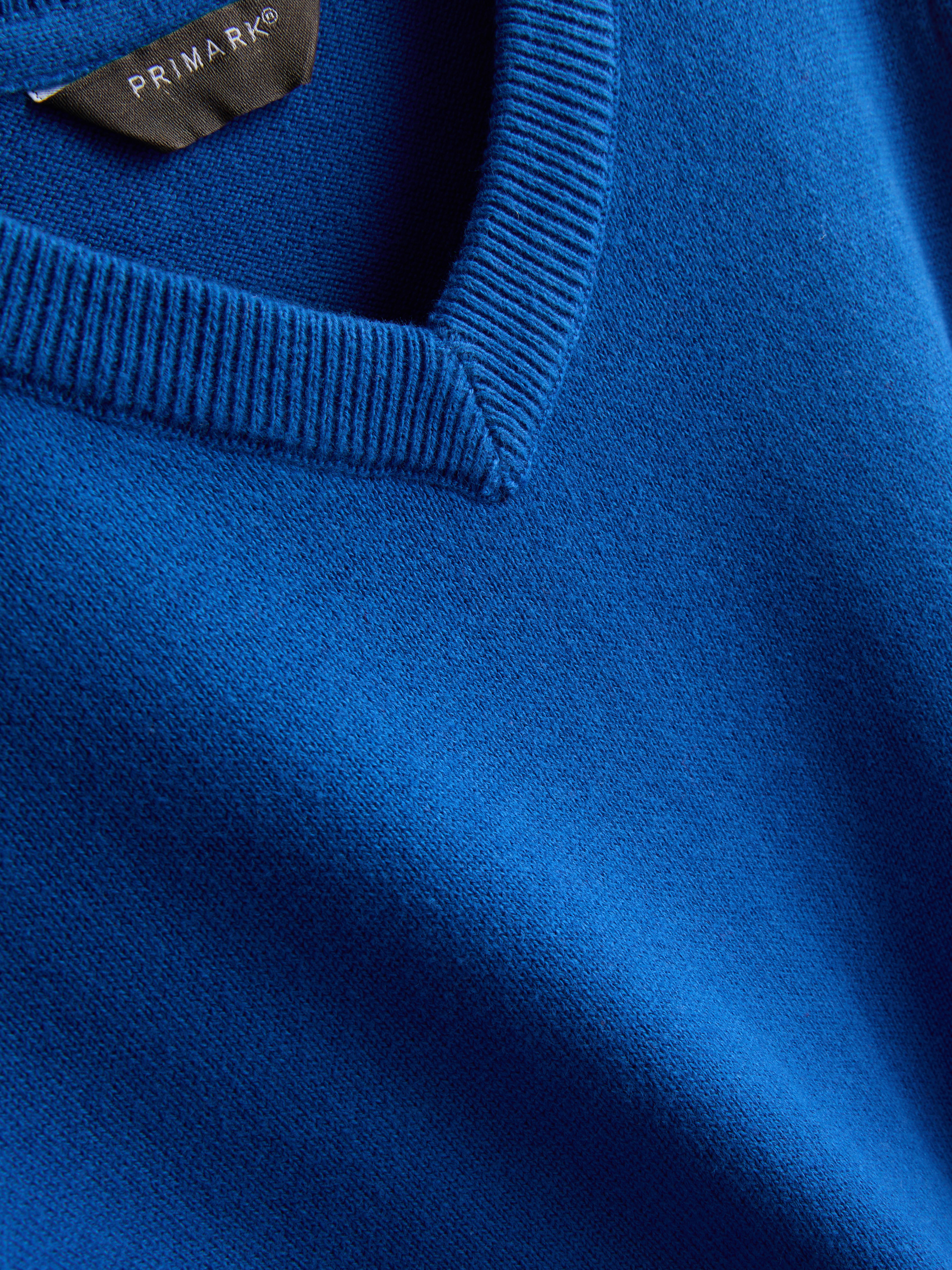 7-15yrs | 2pk Unisex Cotton Rich V-Neck School Jumpers
