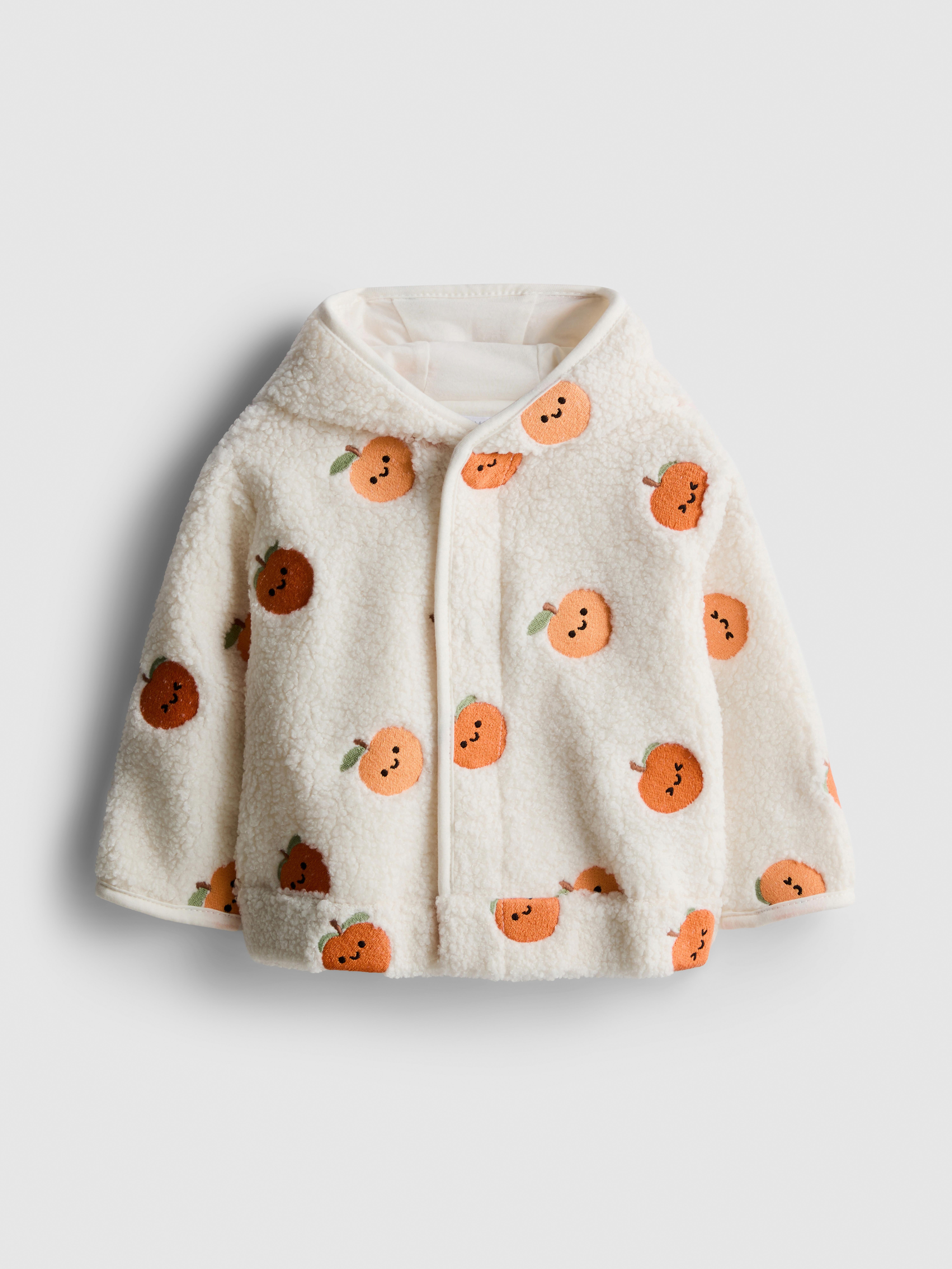 0-18mths | Pumpkin Fleece Jacket