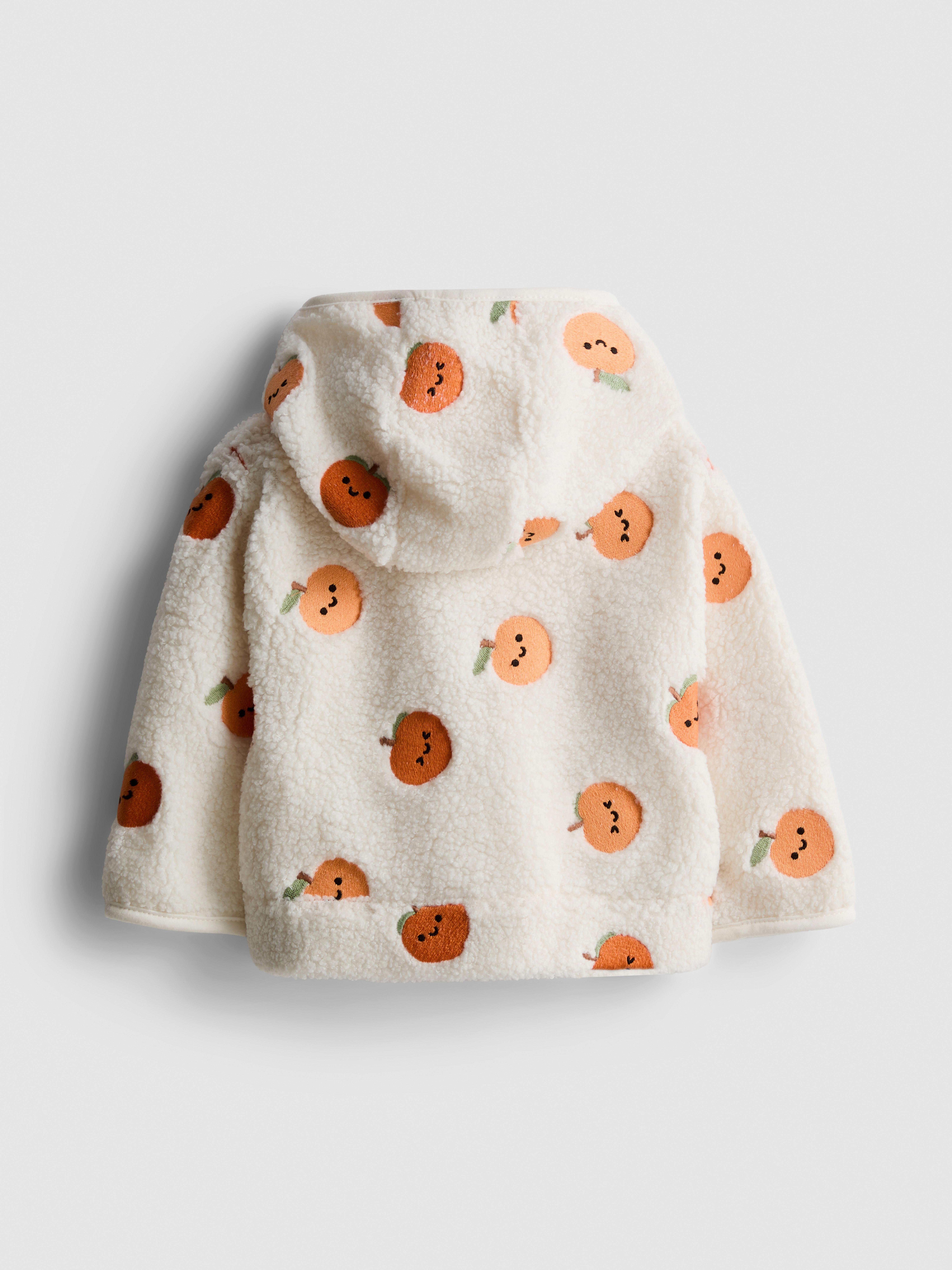 0-18mths | Pumpkin Fleece Jacket
