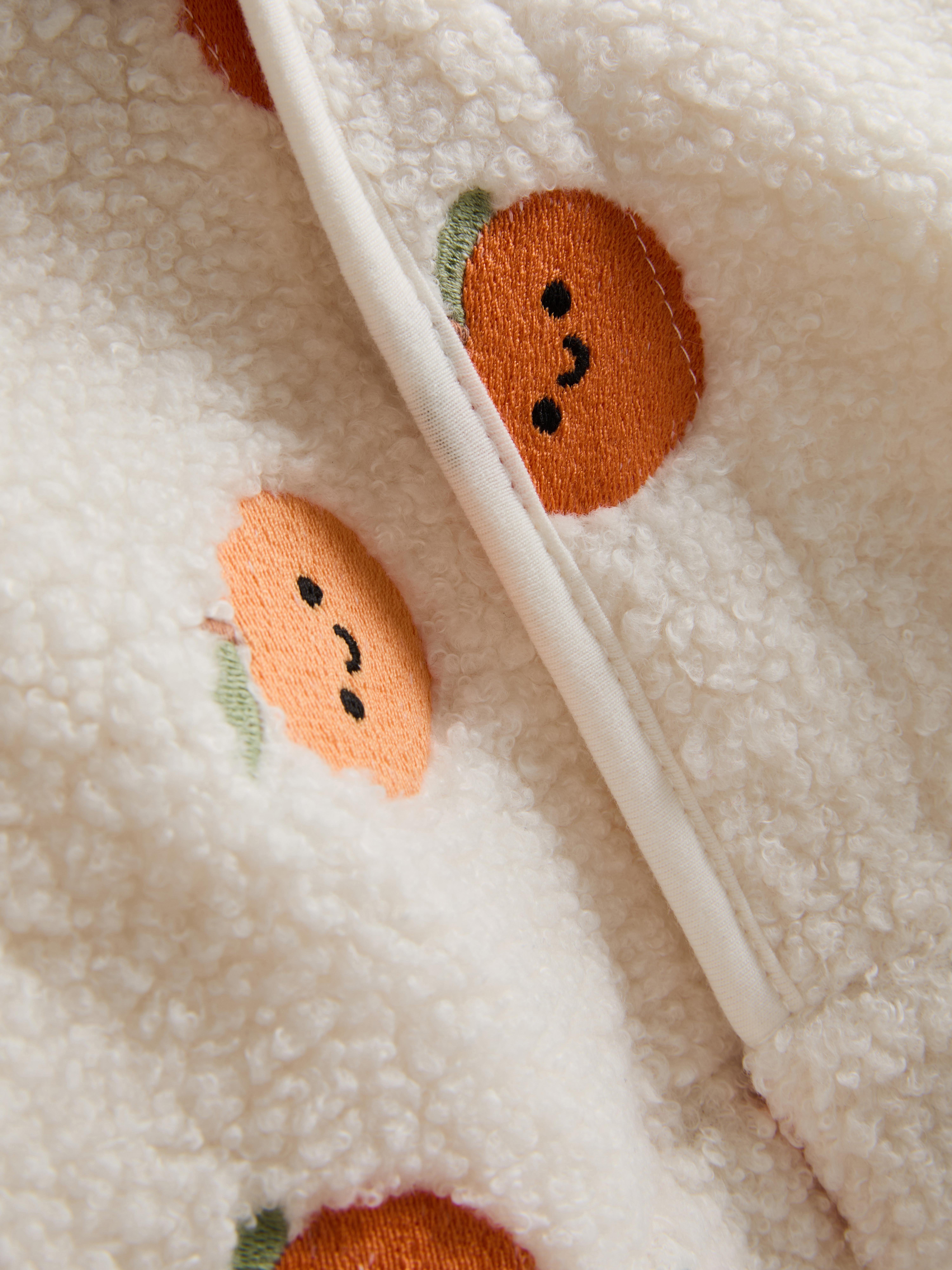 0-18mths | Pumpkin Fleece Jacket