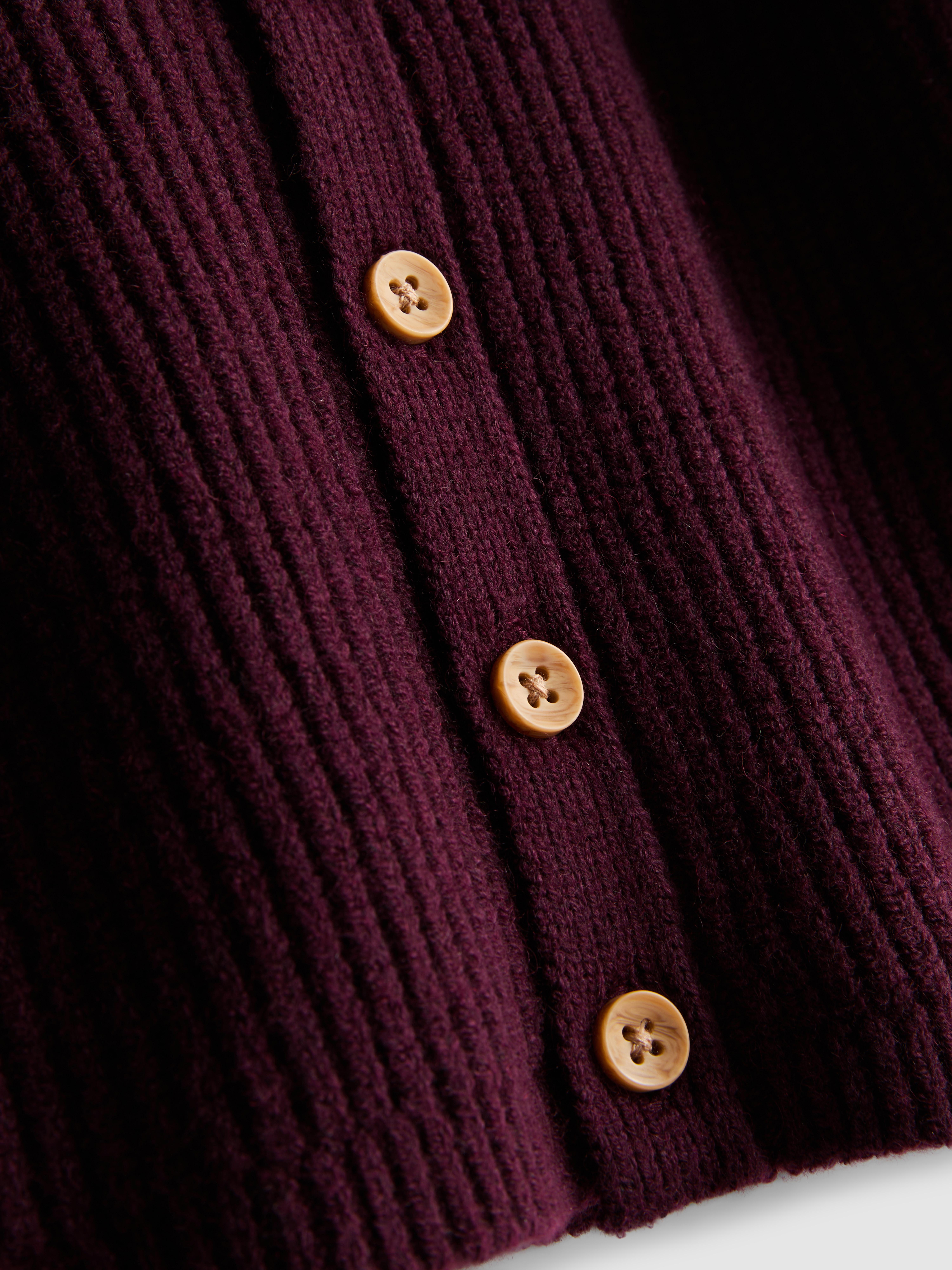 0-18mths | The Edit Newborn Collared Cardigan