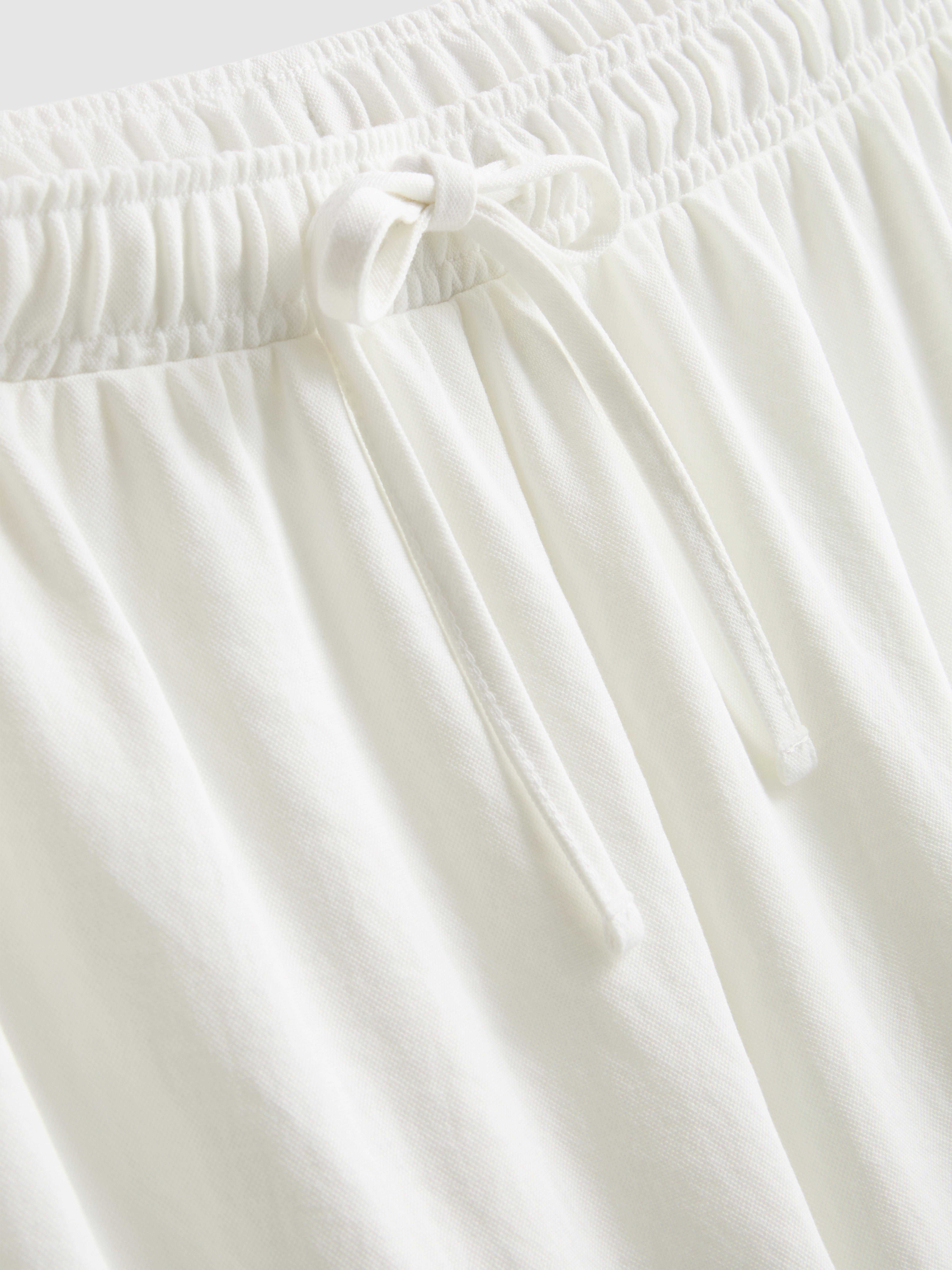Textured Wide Leg Pants