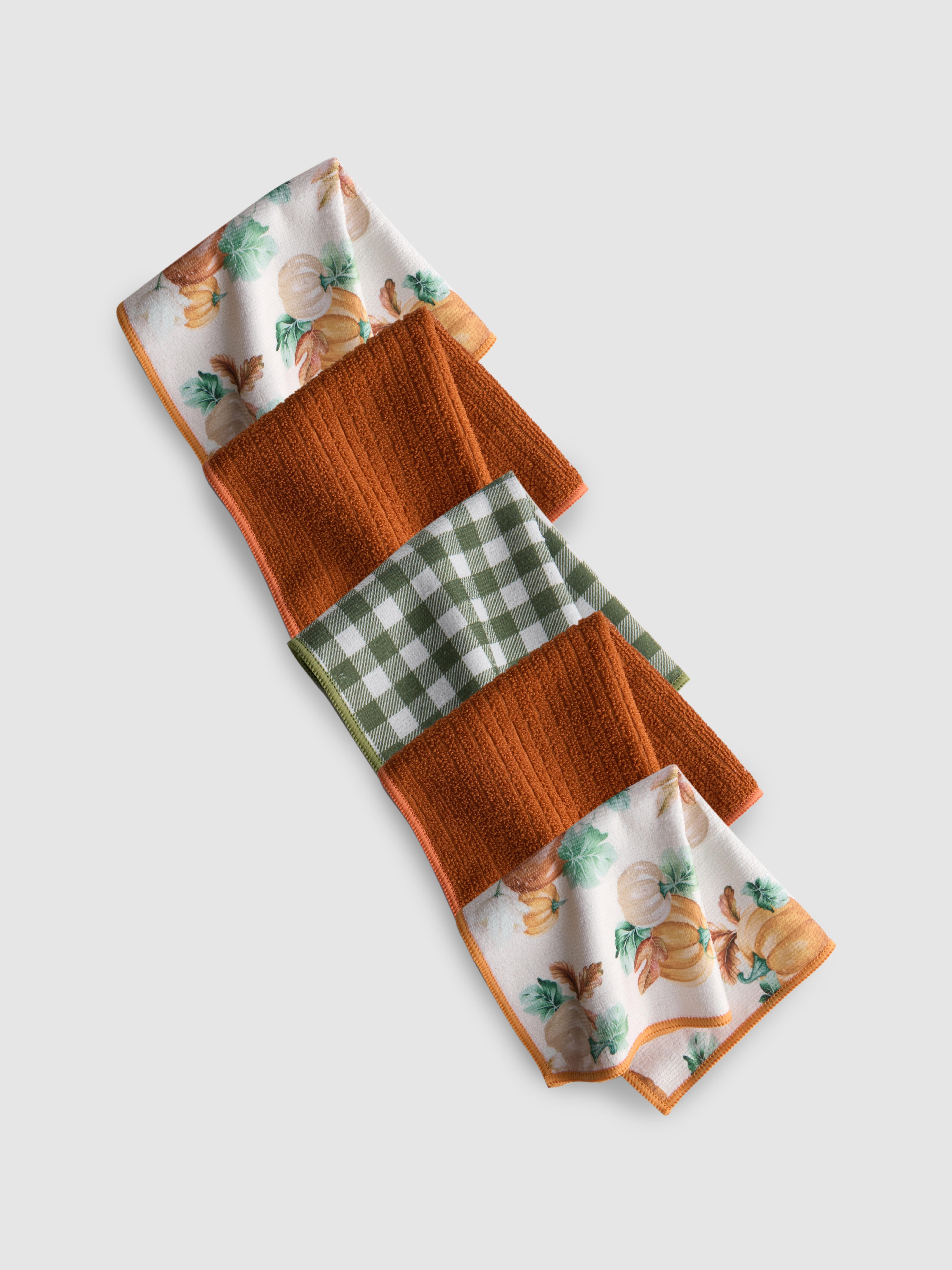 Keukendoekjes herfst, set van 5