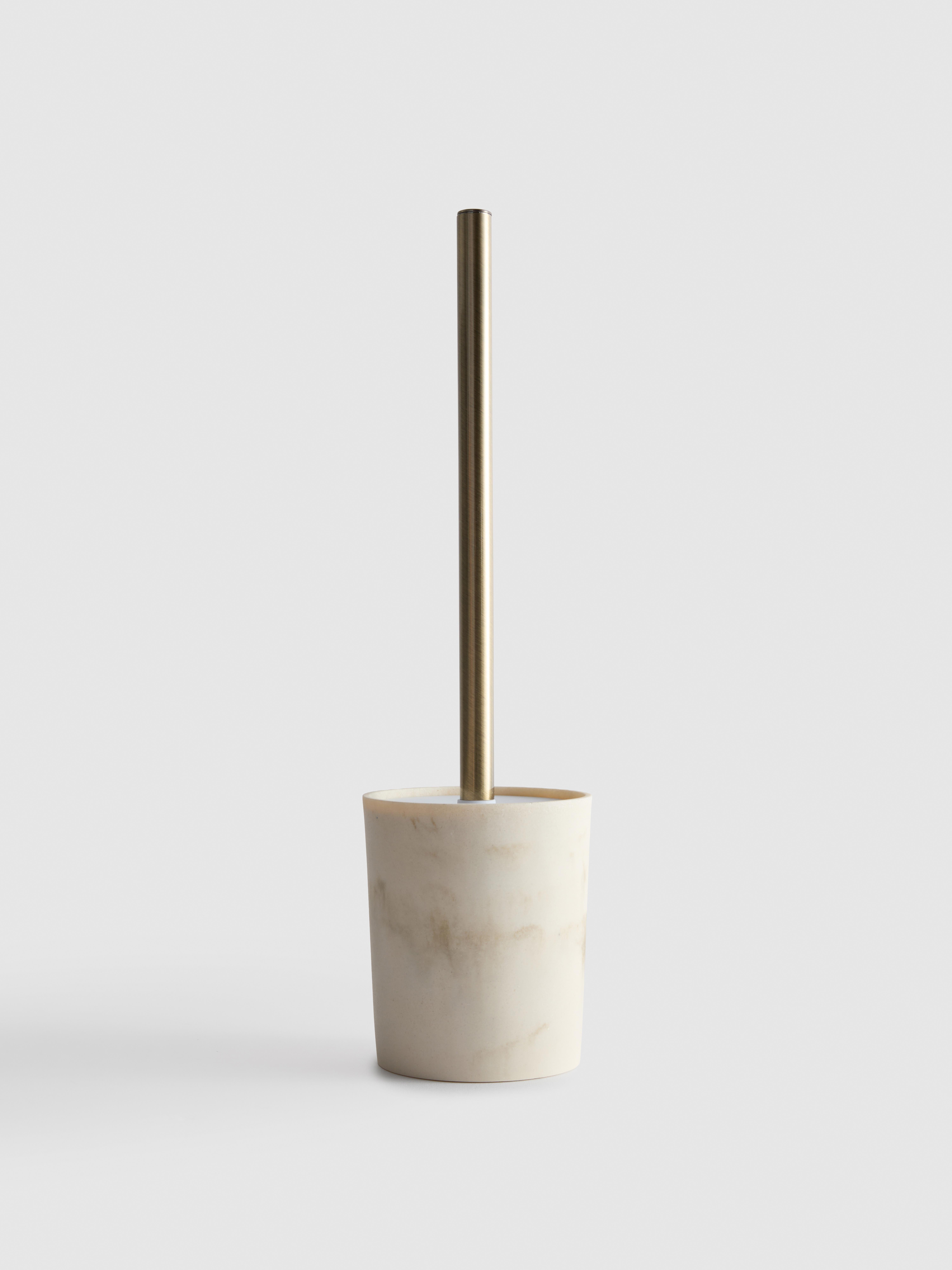 Marble-Effect Toilet Brush