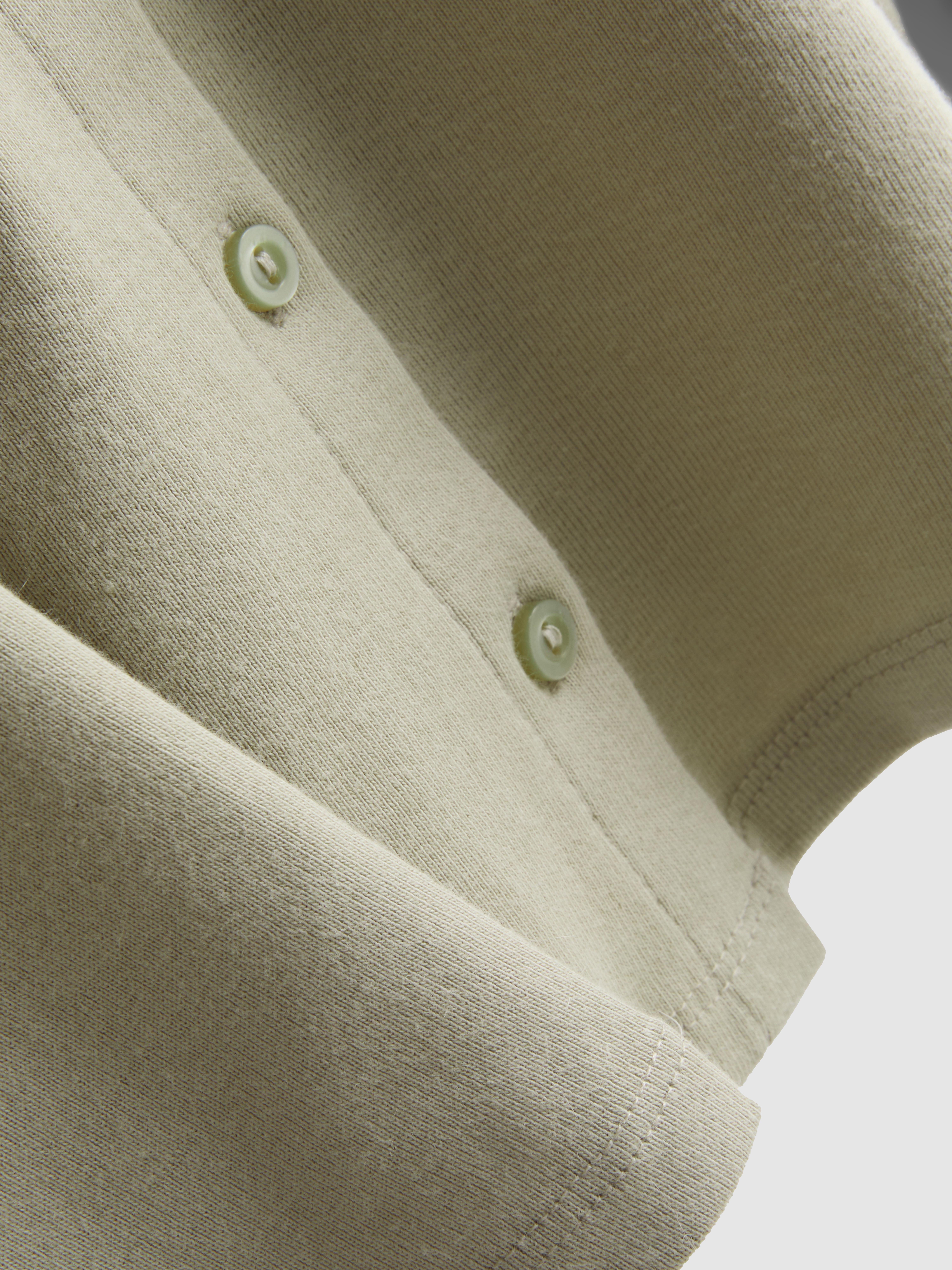 Pure Cotton Round Neck Long Sleeve Cardigan