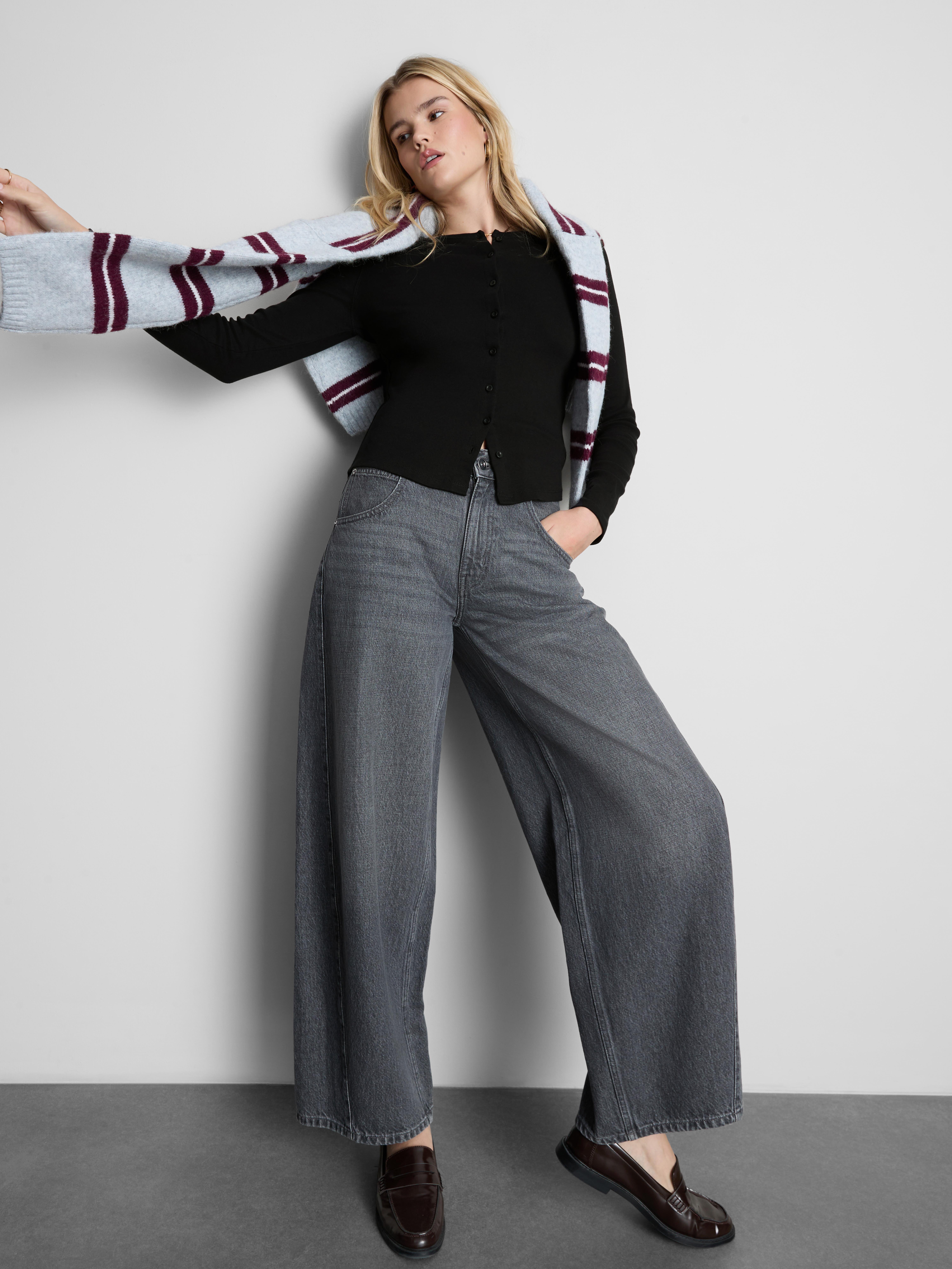 Pure Cotton Round-Neck Long-Sleeve Cardigan
