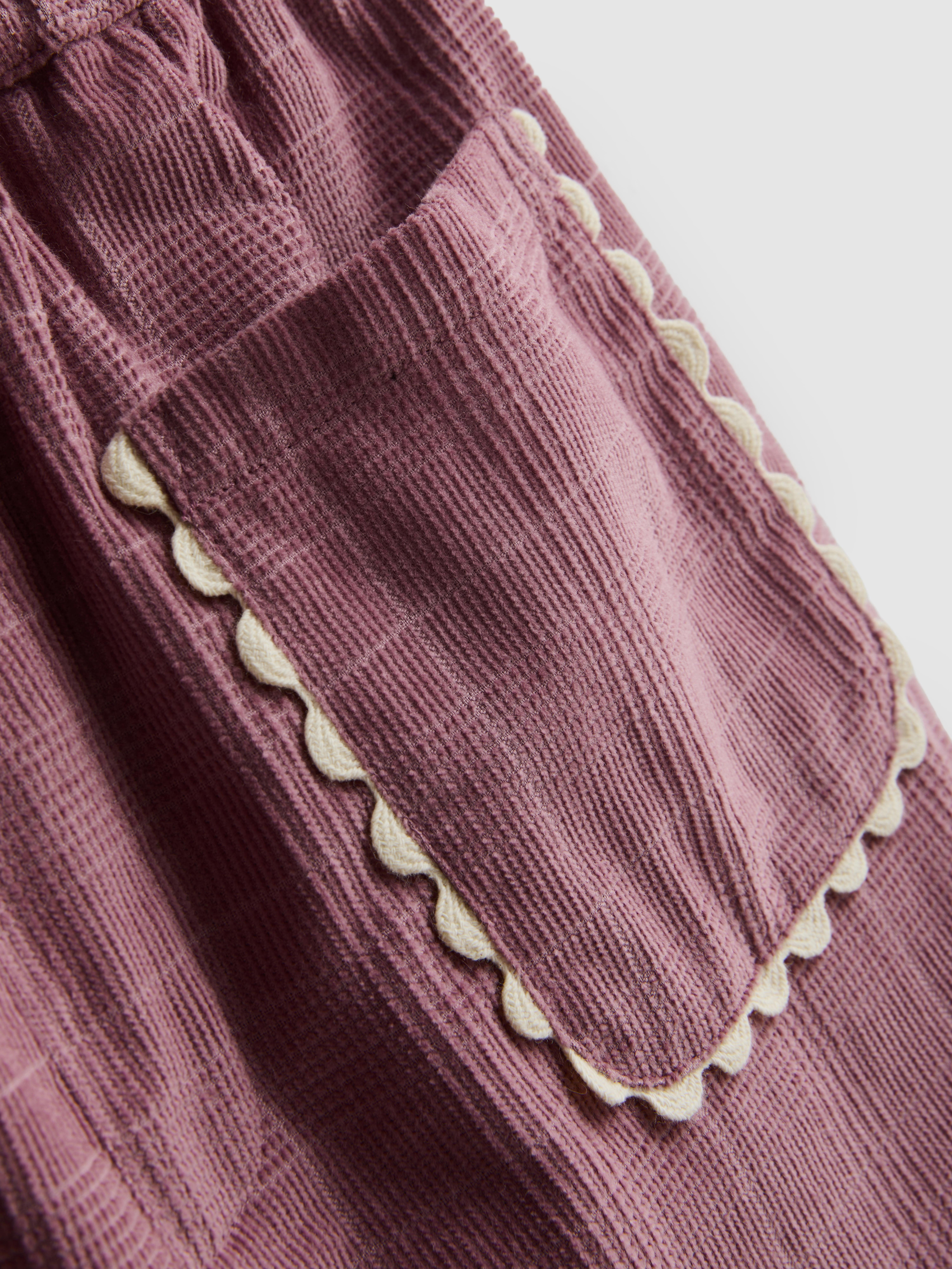 1-12yrs | The Edit Pure Cotton Corduroy Blouse and Pants Set
