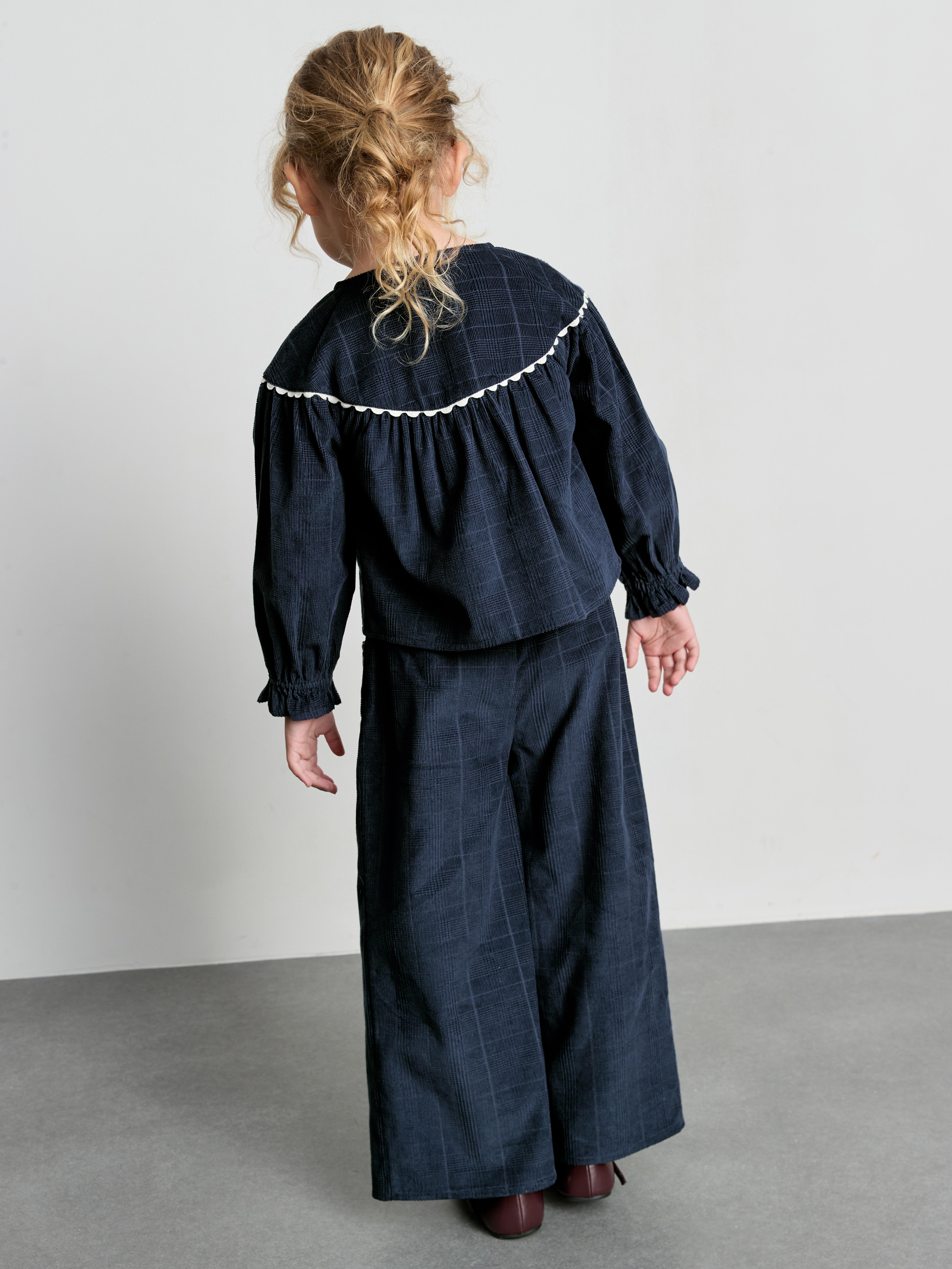 1-12yrs | The Edit Pure Cotton Corduroy Blouse and Pants Set